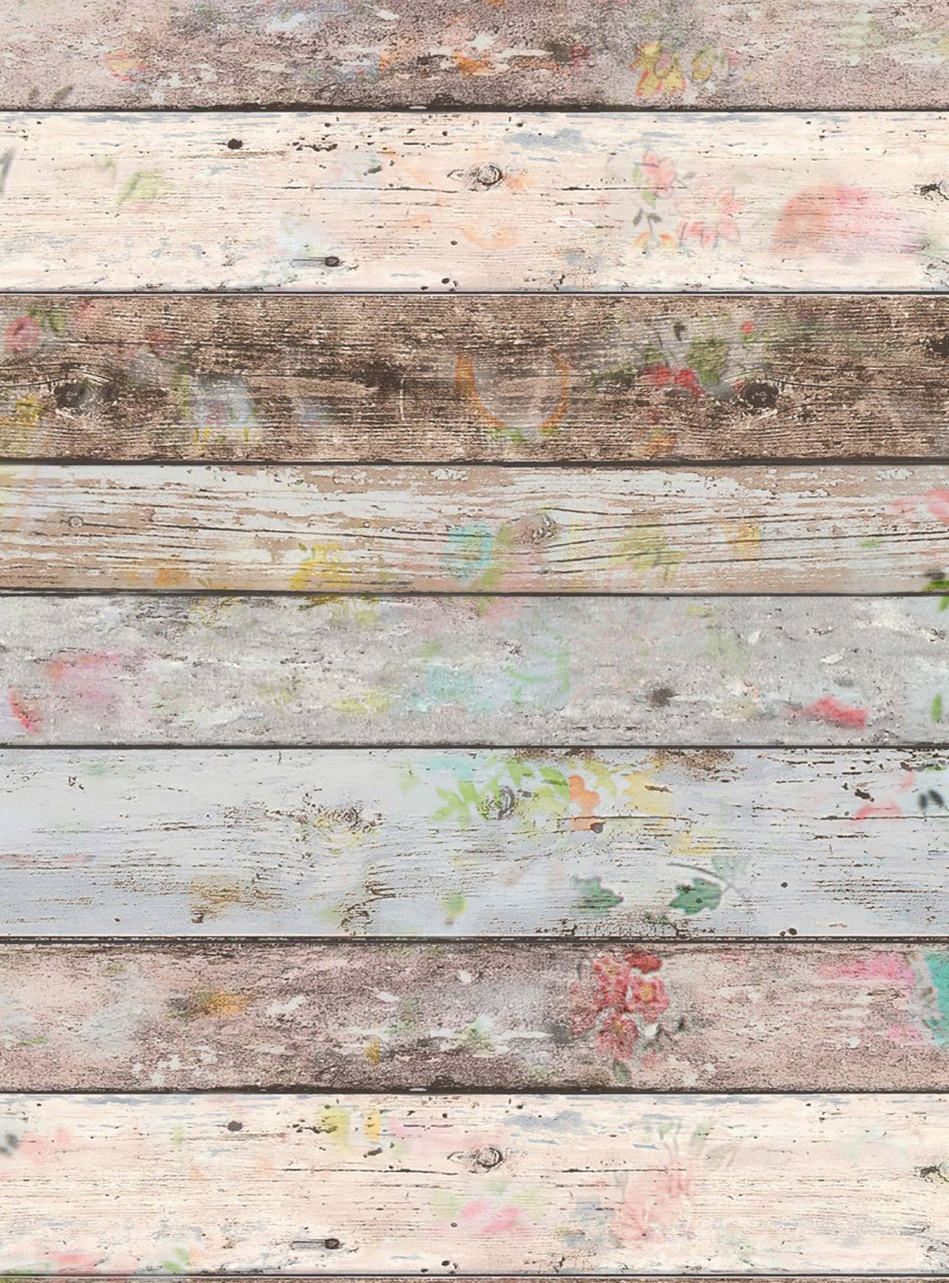 Large Rice Paper for Decoupage - Furniture Decoupage - Vintage Decoupage - Decoupage Paper - Old Wooden Floor