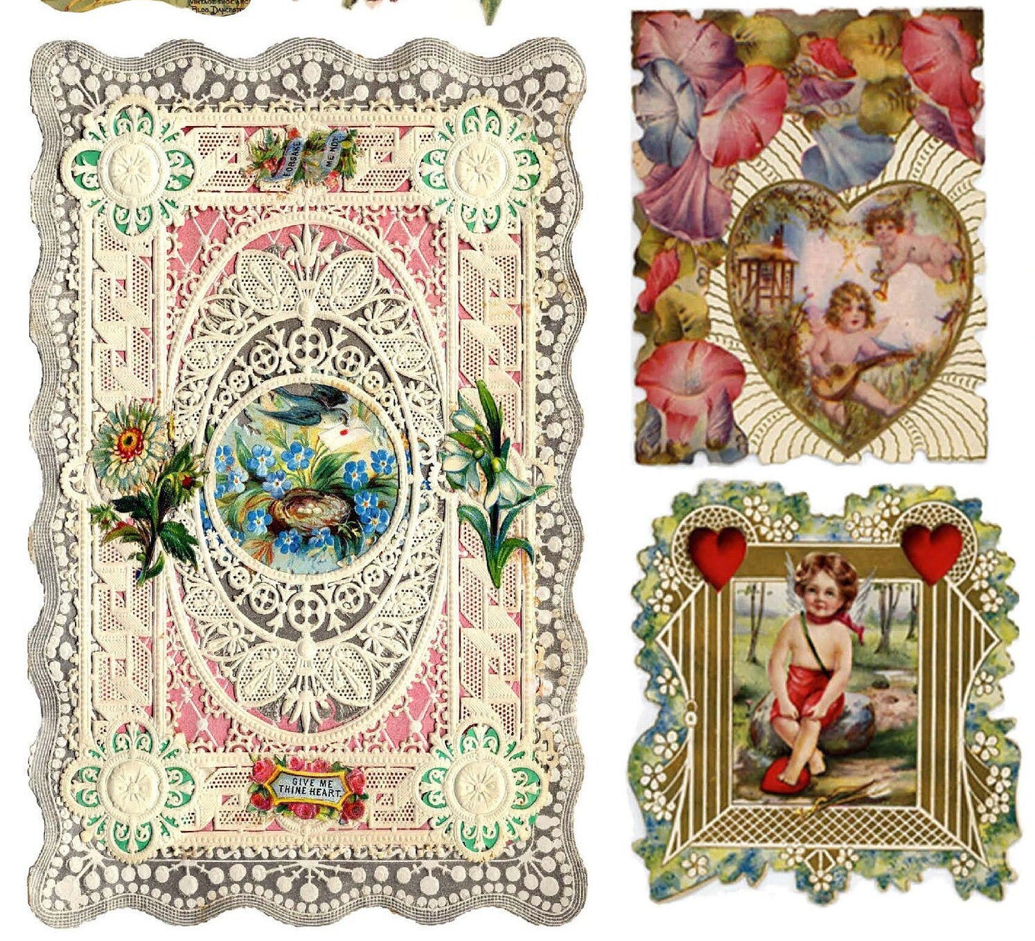 Large Rice Paper for Decoupage - Furniture Decoupage - Vintage Decoupage - Floral Decoupage Paper