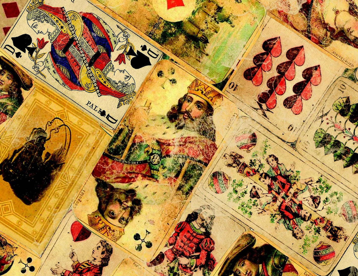 Carte - Large Rice Paper for Decoupage - Furniture Decoupage - Vintage Decoupage - Decoupage Paper