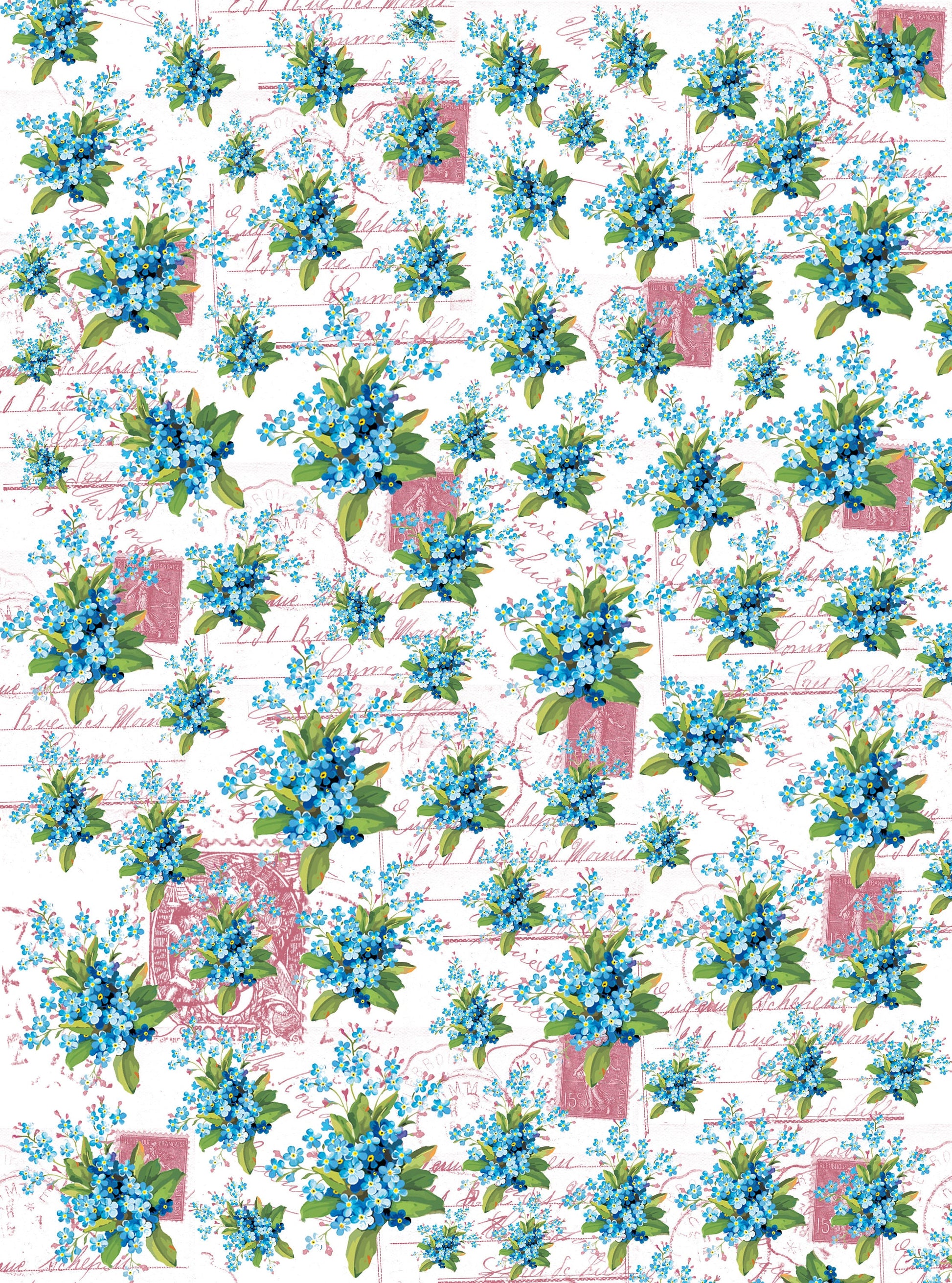 Large Rice Paper for Decoupage - Furniture Decoupage - Vintage Decoupage - Decoupage Paper