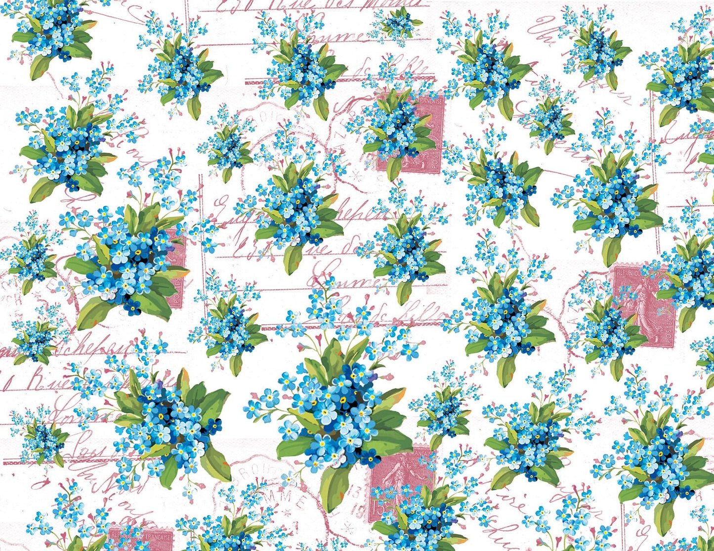 Large Rice Paper for Decoupage - Furniture Decoupage - Vintage Decoupage - Decoupage Paper