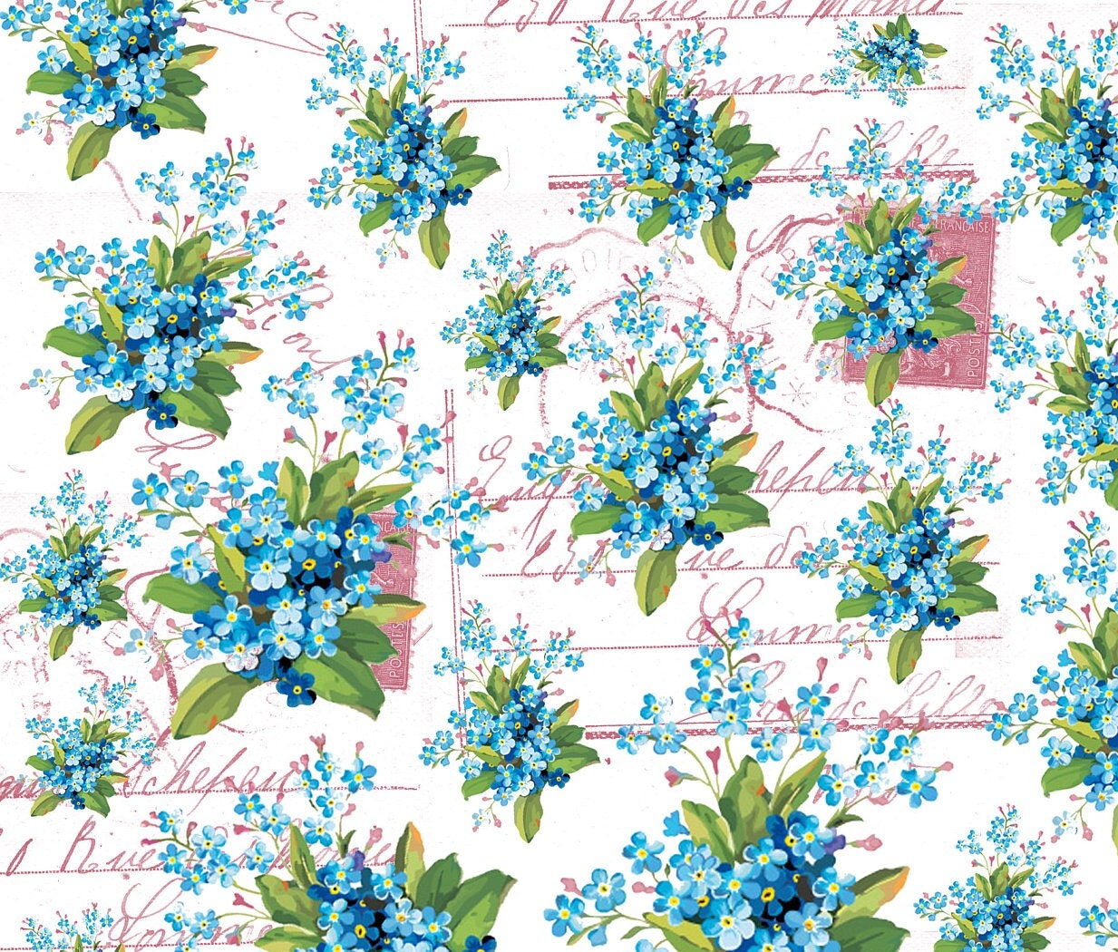 Large Rice Paper for Decoupage - Furniture Decoupage - Vintage Decoupage - Decoupage Paper