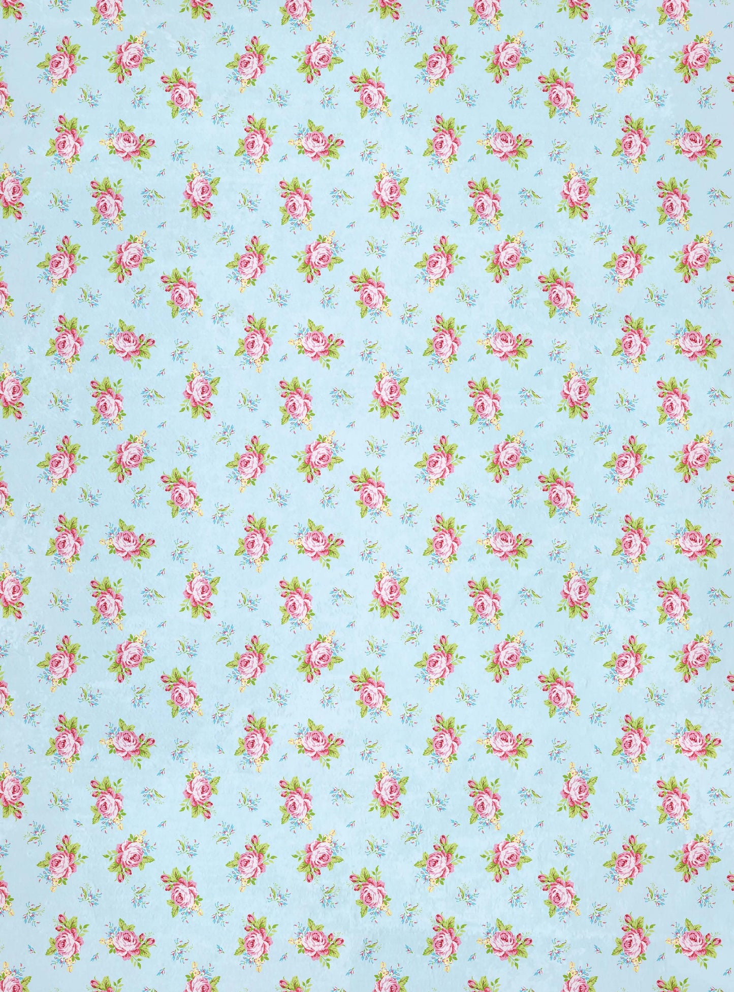 Little Roses - Large Rice Paper for Decoupage - Furniture Decoupage - Vintage Decoupage - Decoupage Paper