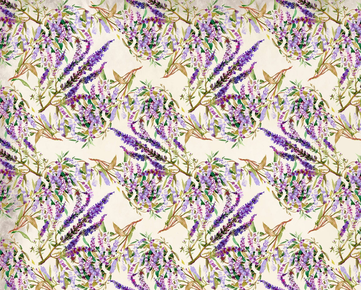 Purple Flowers - Large Rice Paper for Decoupage - Furniture Decoupage - Vintage Decoupage - Decoupage Paper