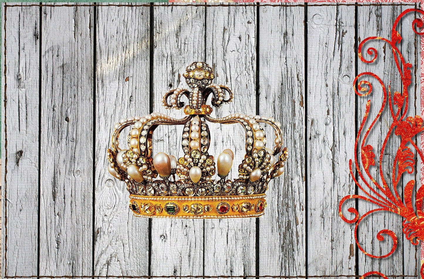 Christmas Large Rice Paper for Decoupage - Furniture Decoupage - Vintage Decoupage - Decoupage Paper