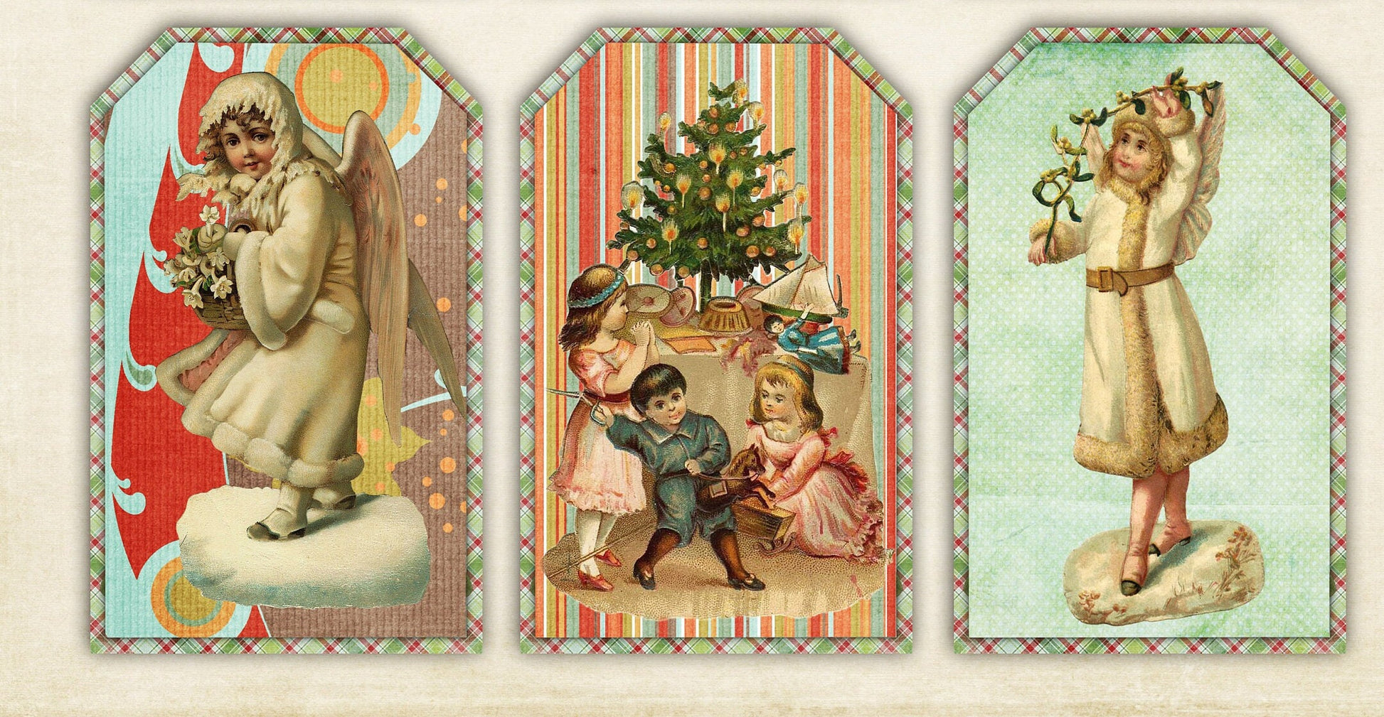 Christmas Large Rice Paper for Decoupage - Furniture Decoupage - Vintage Decoupage - Decoupage Paper