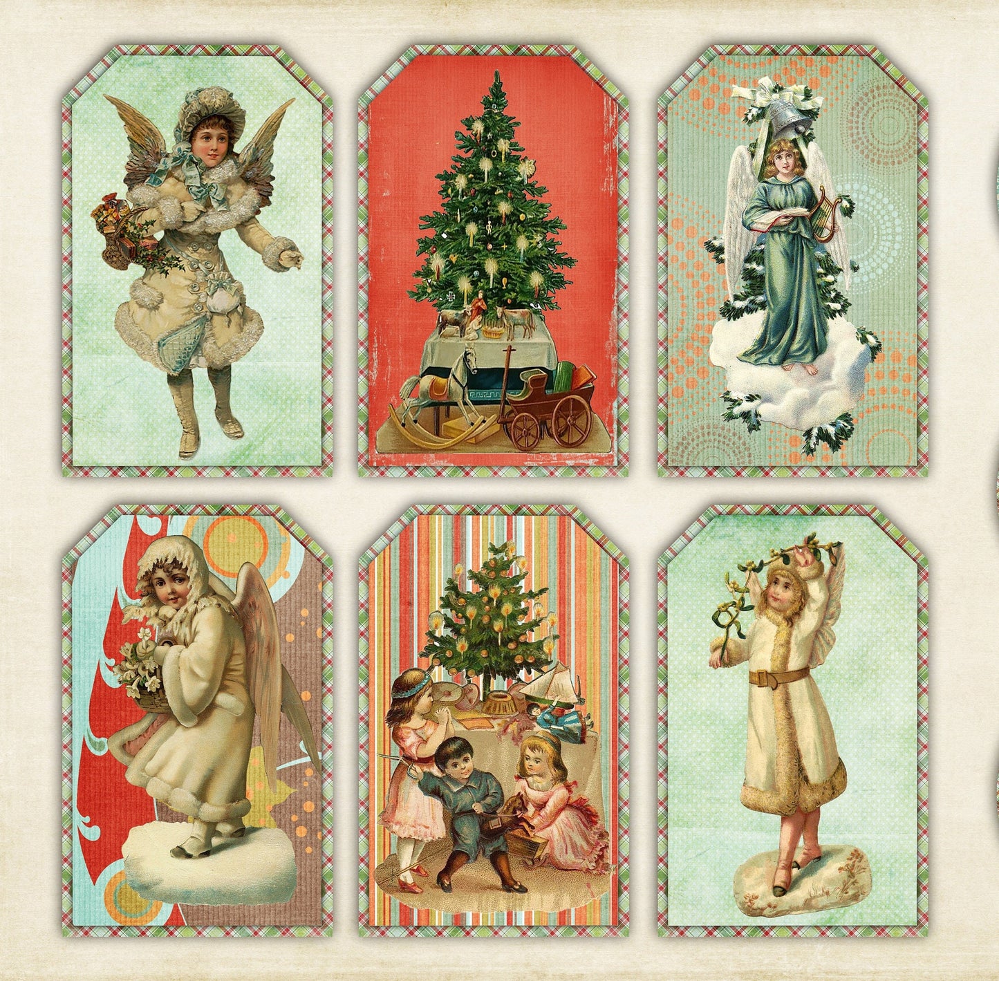 Christmas Large Rice Paper for Decoupage - Furniture Decoupage - Vintage Decoupage - Decoupage Paper