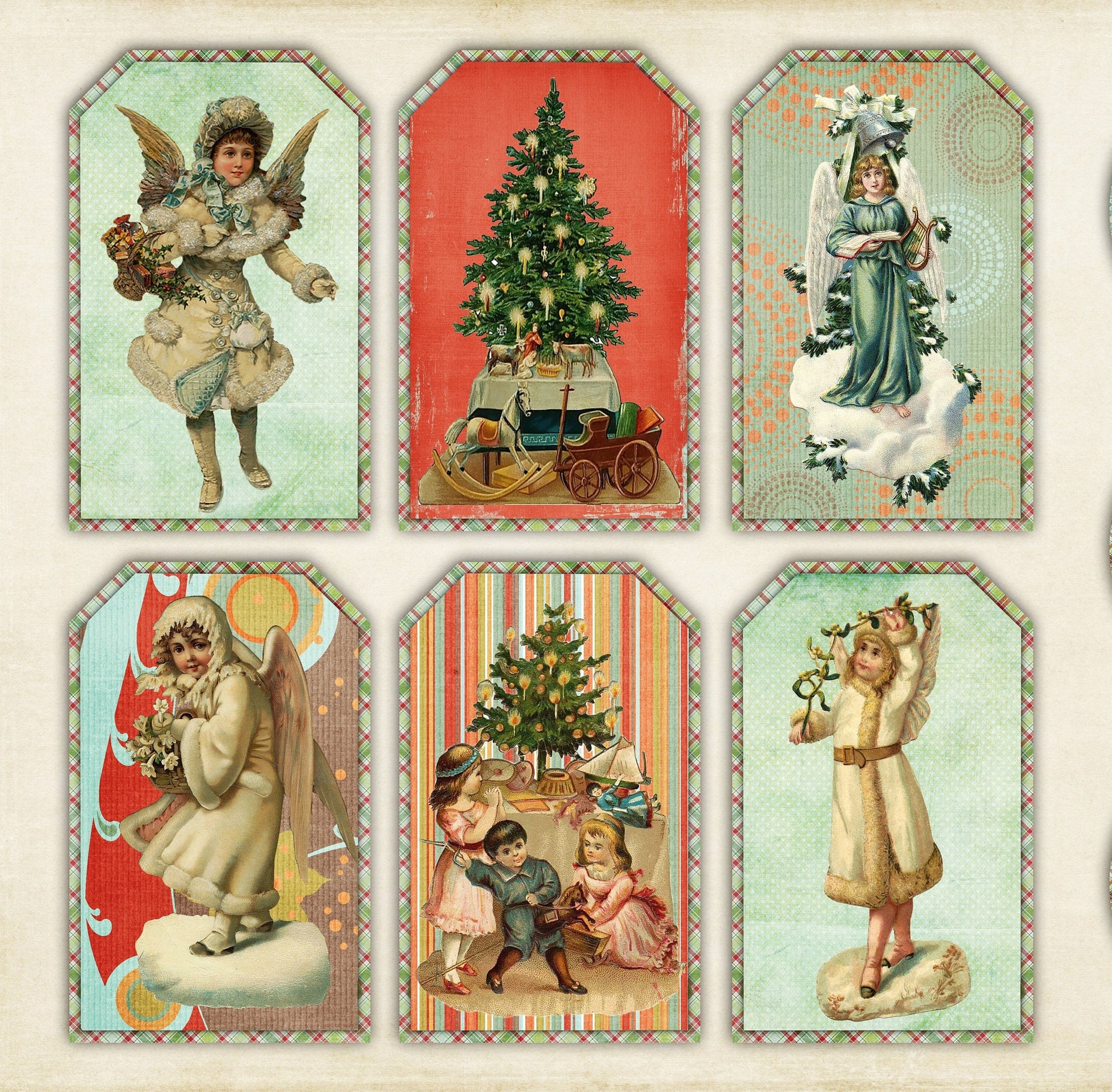 Christmas Large Rice Paper for Decoupage - Furniture Decoupage - Vintage Decoupage - Decoupage Paper