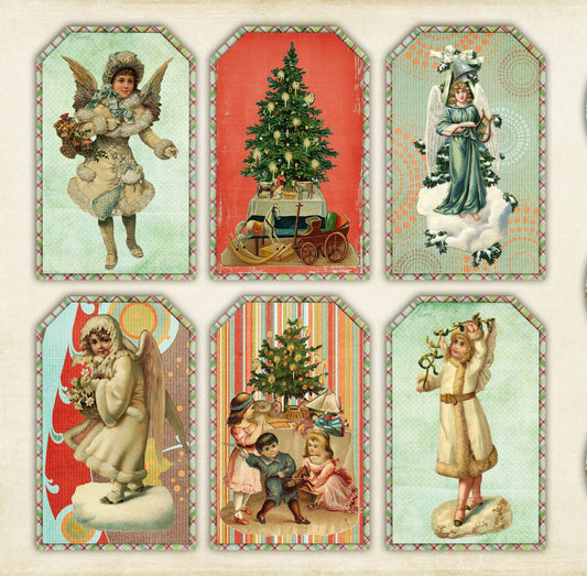 Christmas Large Rice Paper for Decoupage - Furniture Decoupage - Vintage Decoupage - Decoupage Paper