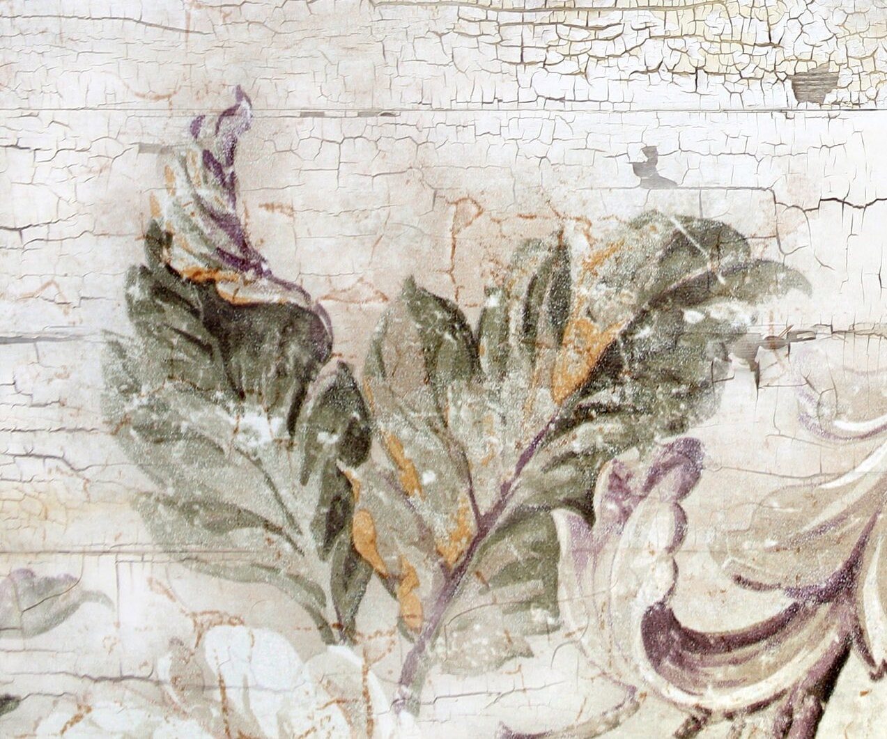 Large Decoupage Paper for Furniture - Rice Paper - Vintage - White Floral
