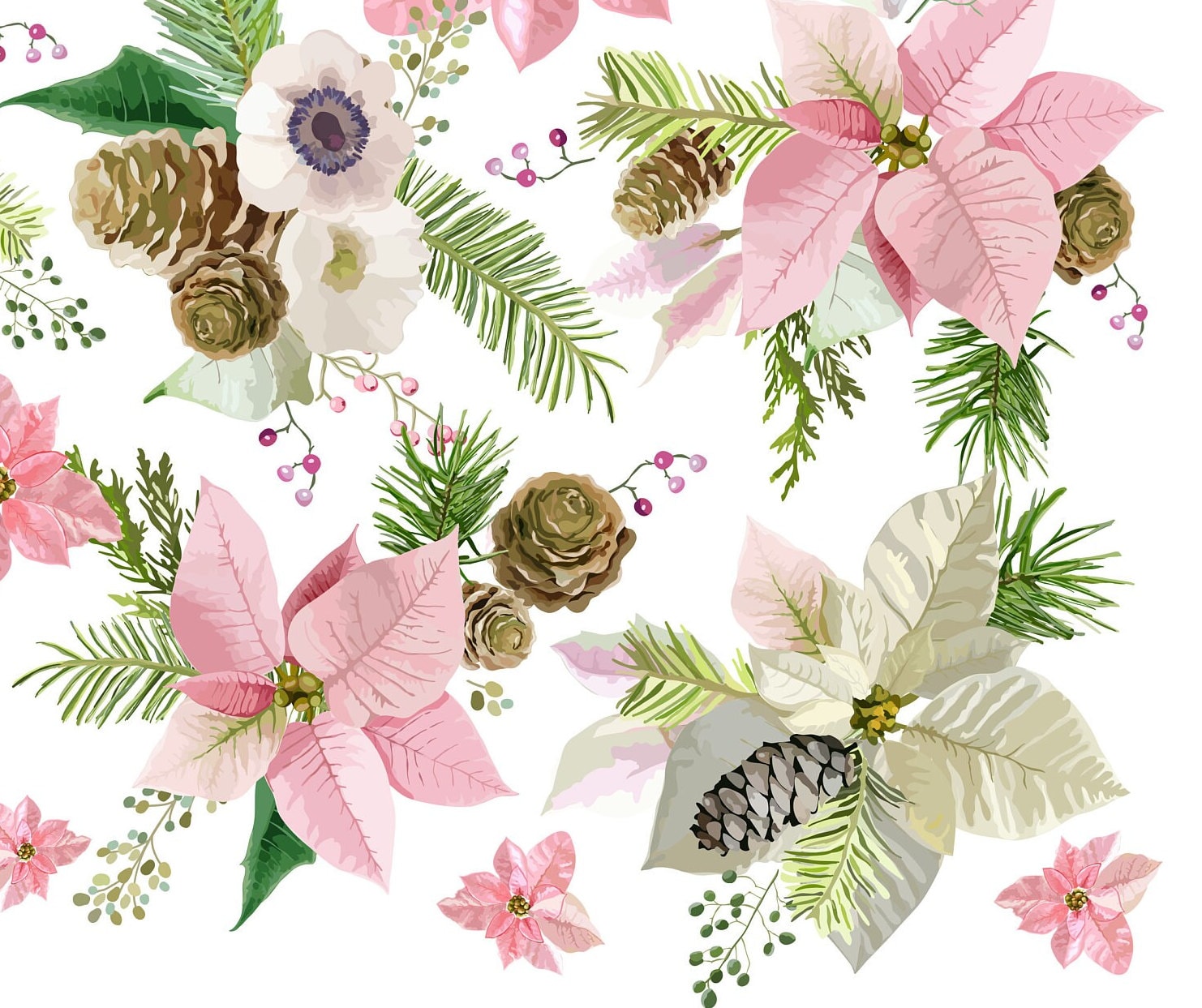 Large Decoupage for Furniture - Rice Paper - Vintage Decoupage - Floral Decoupage Paper - Rice Paper - Green Pink Flowers