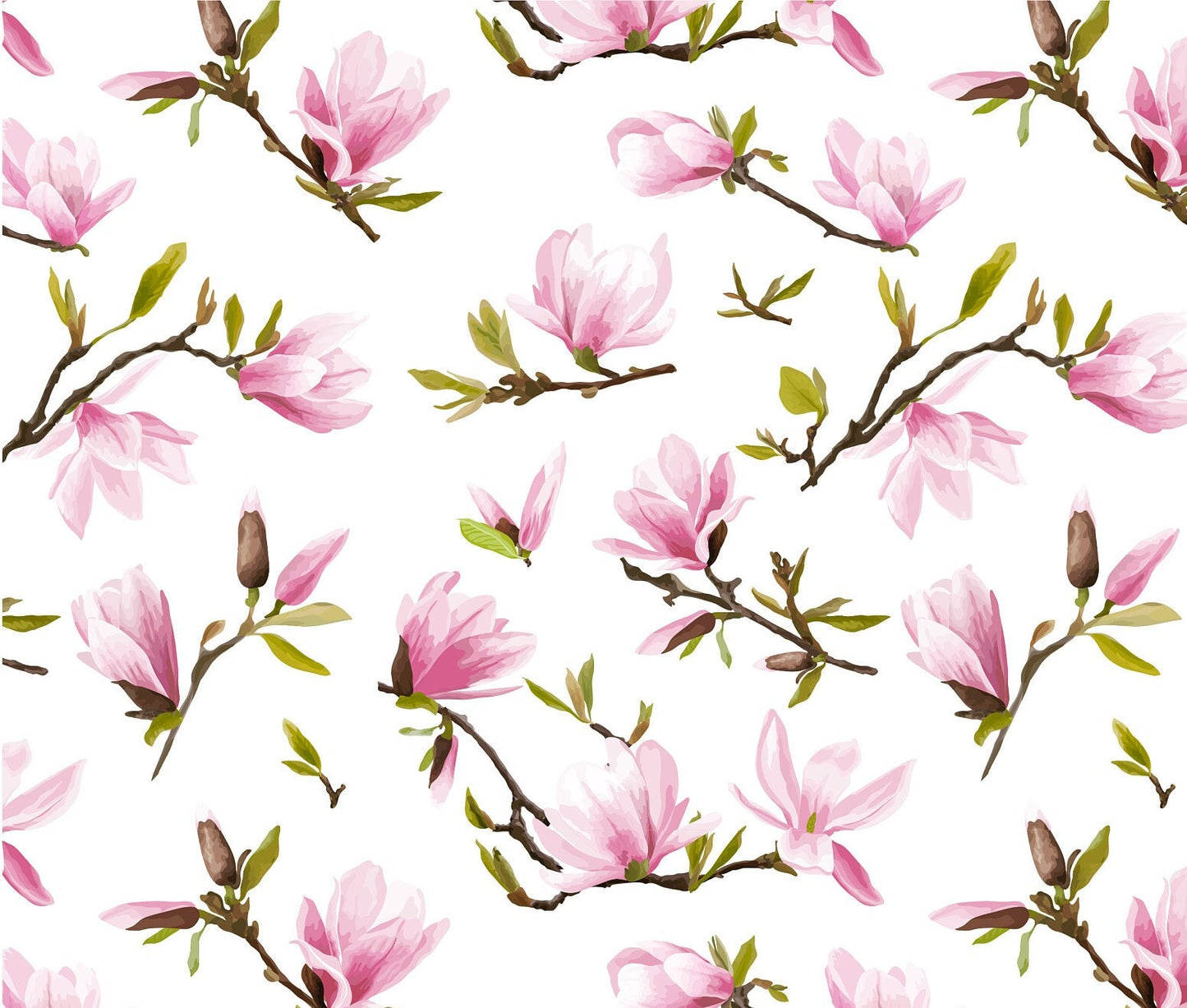 Large Decoupage for Furniture - Rice Paper - Vintage Decoupage - Floral Decoupage Paper - Rice Paper - Green Pink Flowers