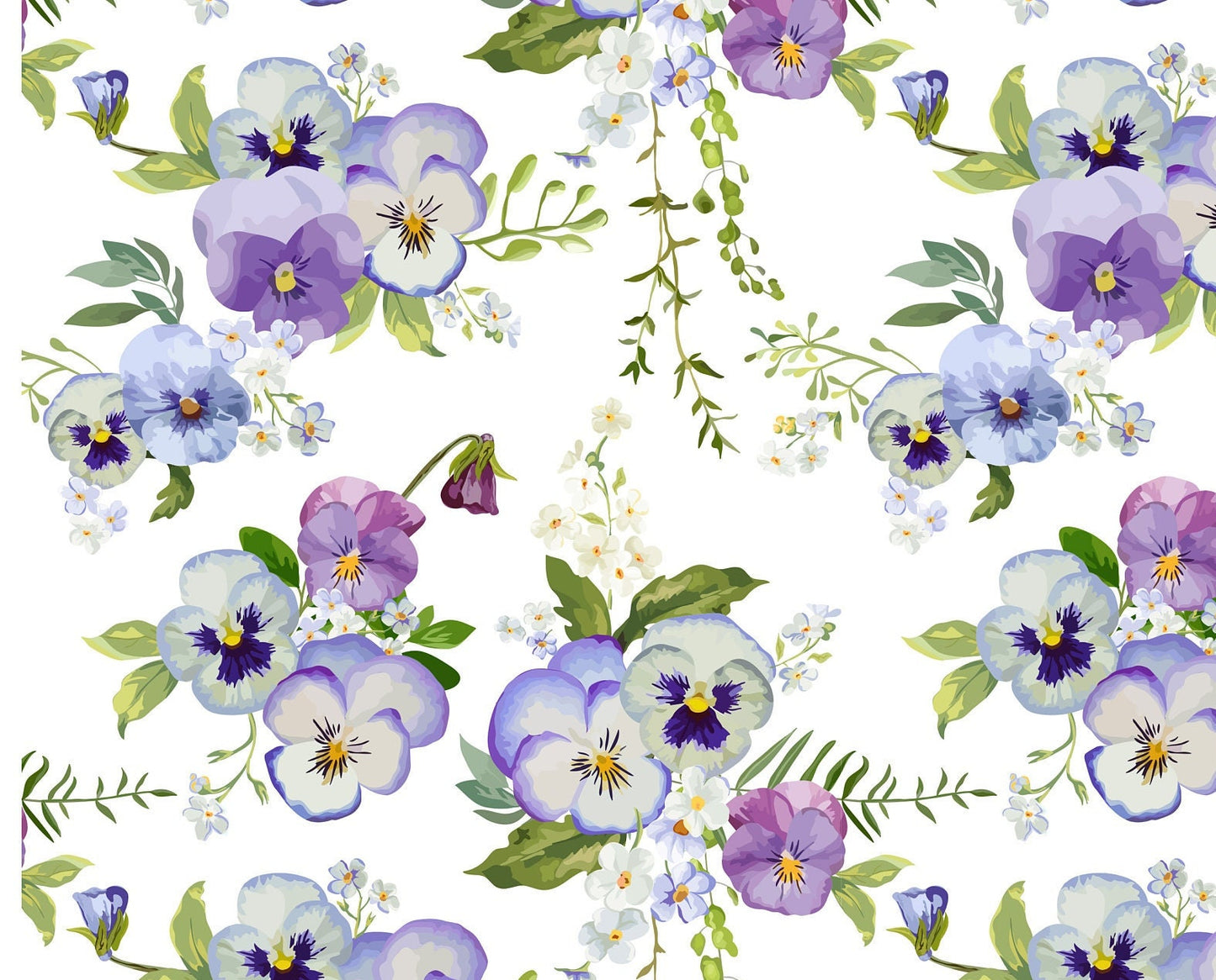 Large Decoupage for Furniture - Rice Paper - Vintage Decoupage - Floral Decoupage Paper - White Grey Pink Flowers