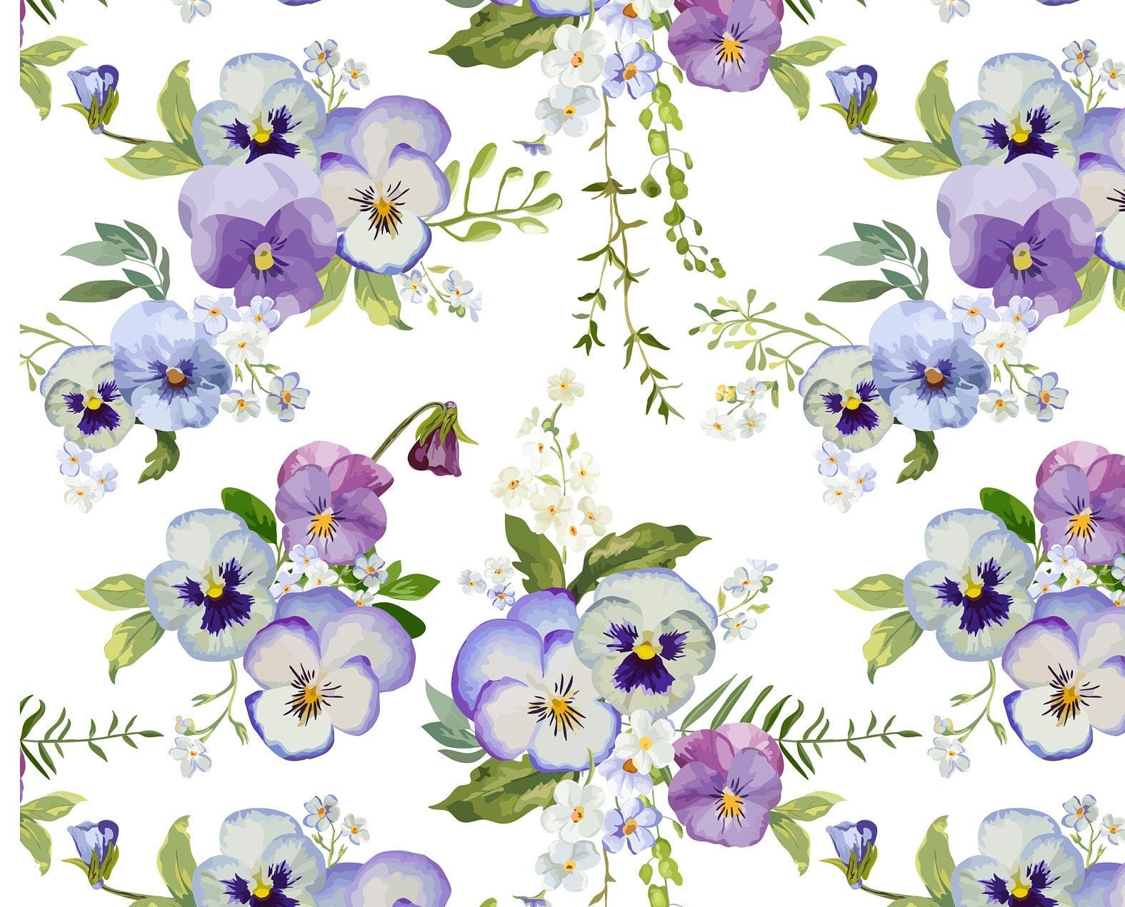 Large Decoupage for Furniture - Rice Paper - Vintage Decoupage - Floral Decoupage Paper - White Grey Pink Flowers