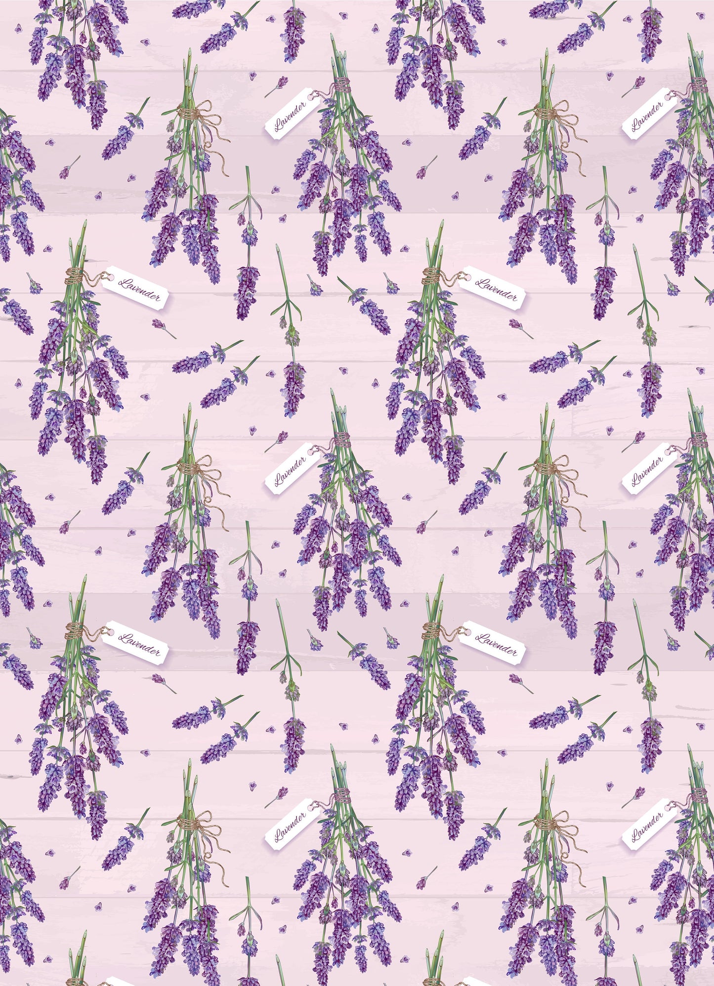 Large Decoupage for Furniture - Rice Paper - Vintage Decoupage - Floral Decoupage Paper - Purple Levander