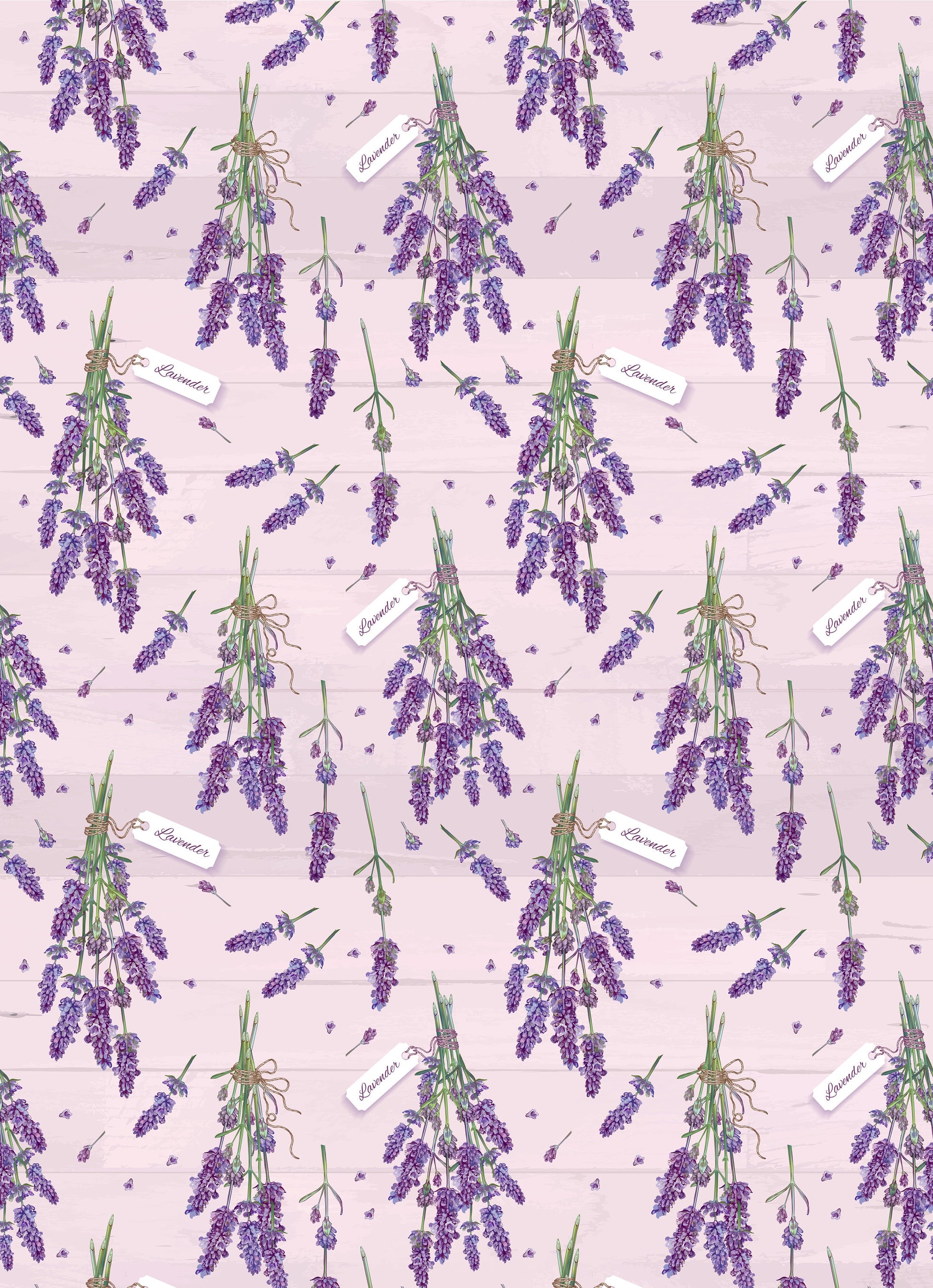 Large Decoupage for Furniture - Rice Paper - Vintage Decoupage - Floral Decoupage Paper - Purple Levander