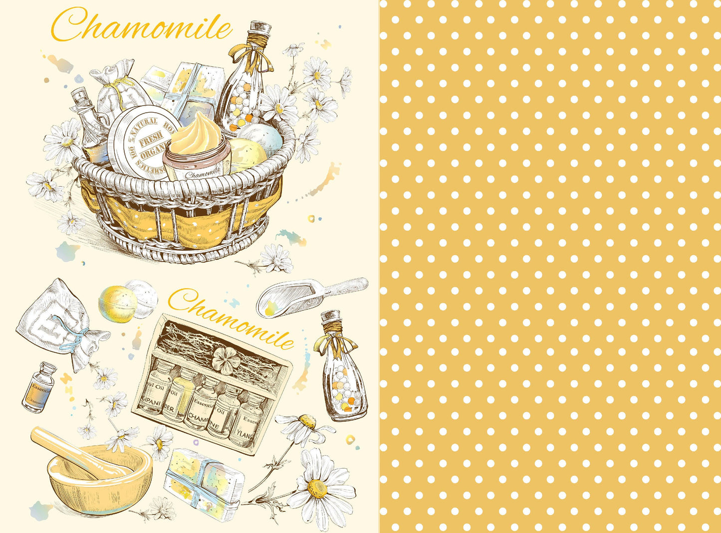 Large Decoupage for Furniture - Rice Paper - Vintage Decoupage - Floral Decoupage Paper - Chamomile Packing