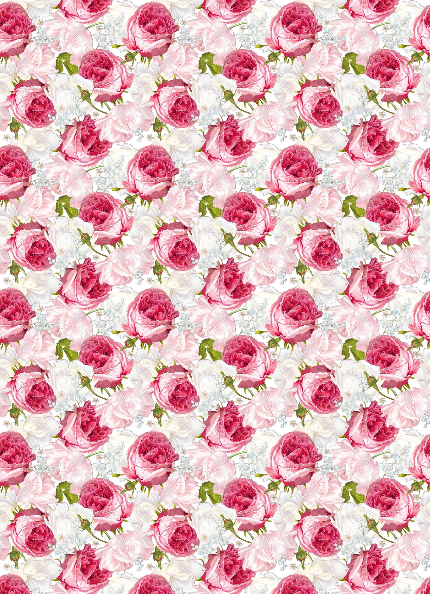 Roses - Large Decoupage for Furniture - Rice Paper - Vintage Decoupage - Floral Decoupage Paper