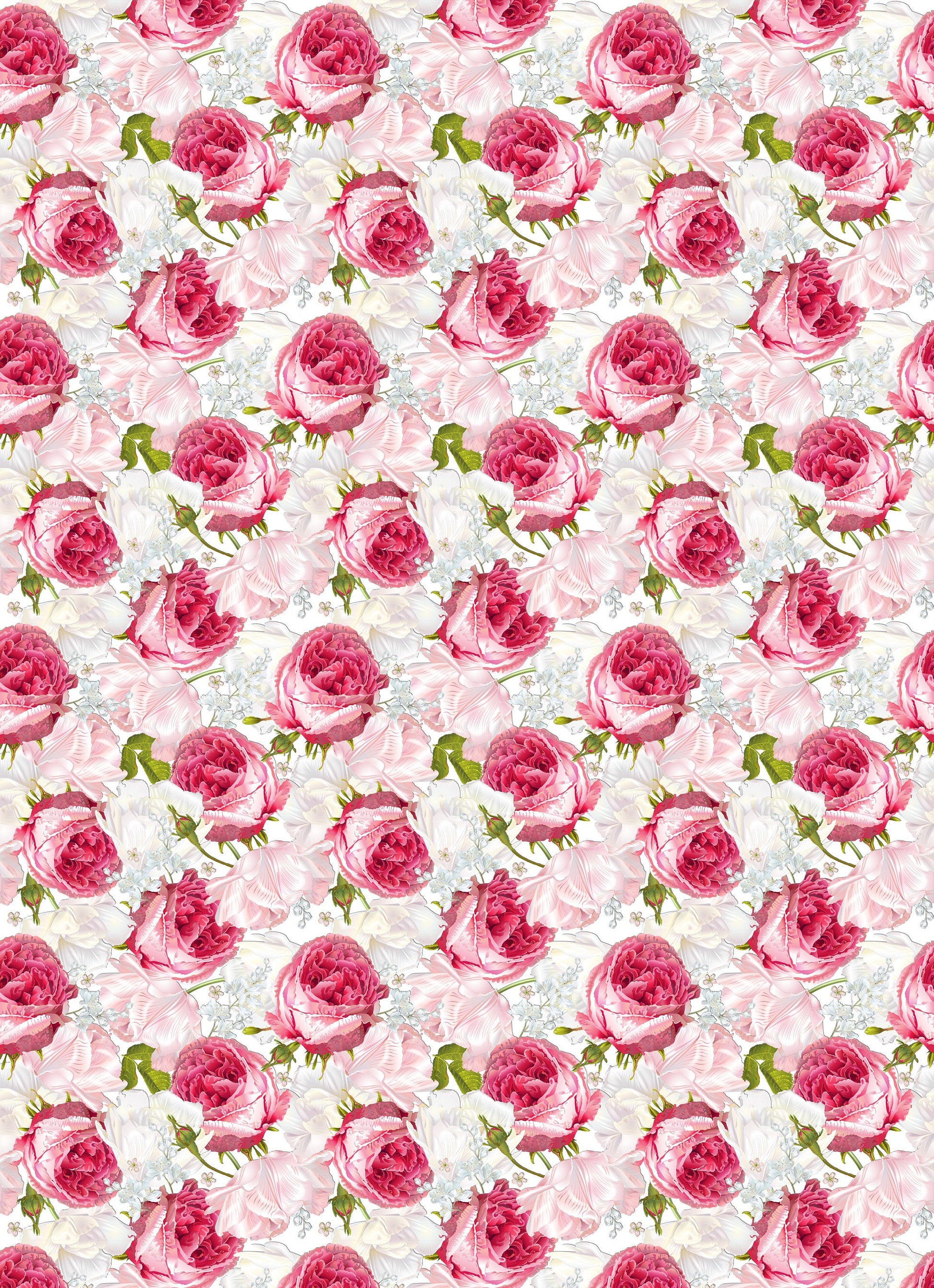 Roses - Large Decoupage for Furniture - Rice Paper - Vintage Decoupage - Floral Decoupage Paper