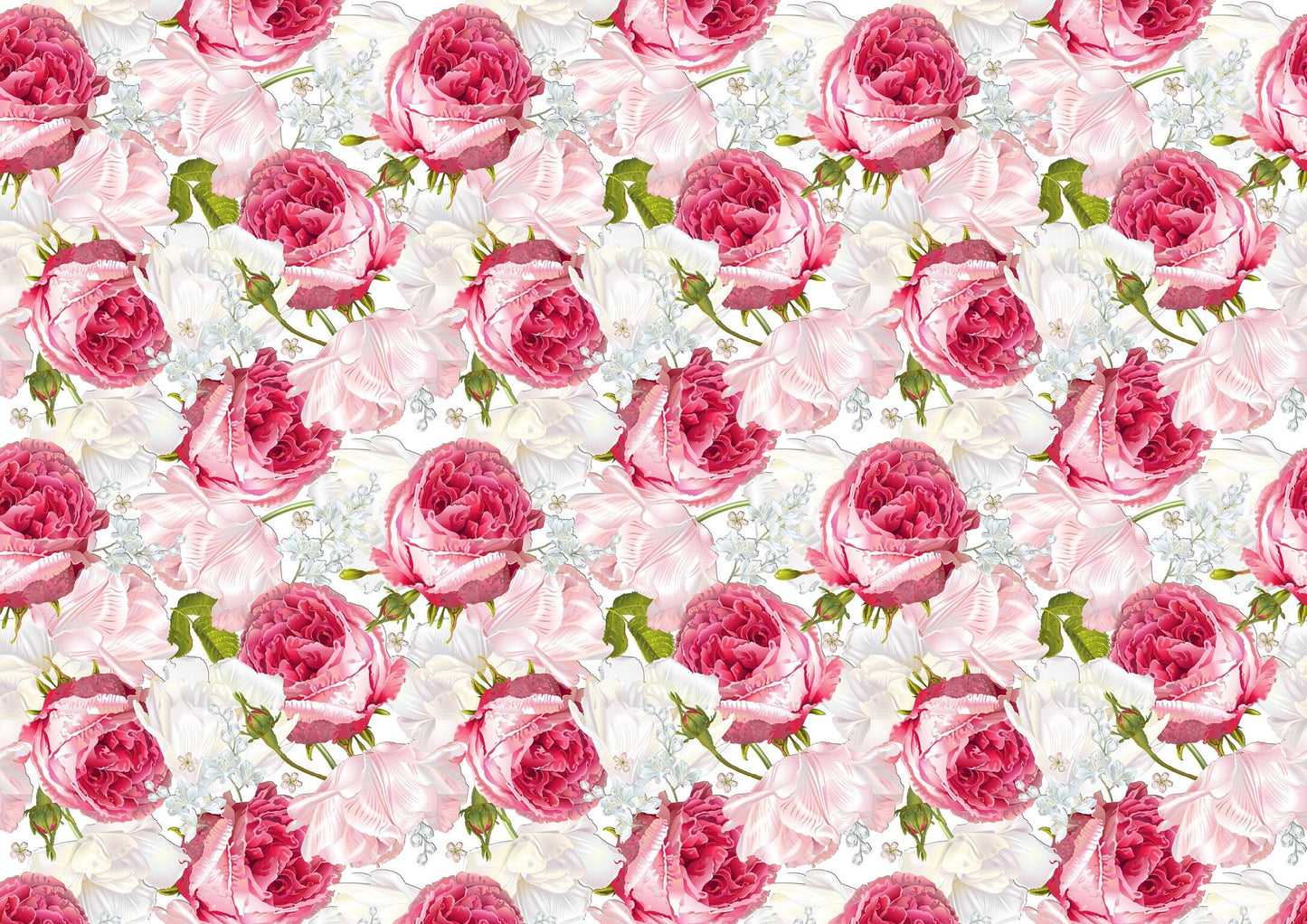 Roses - Large Decoupage for Furniture - Rice Paper - Vintage Decoupage - Floral Decoupage Paper