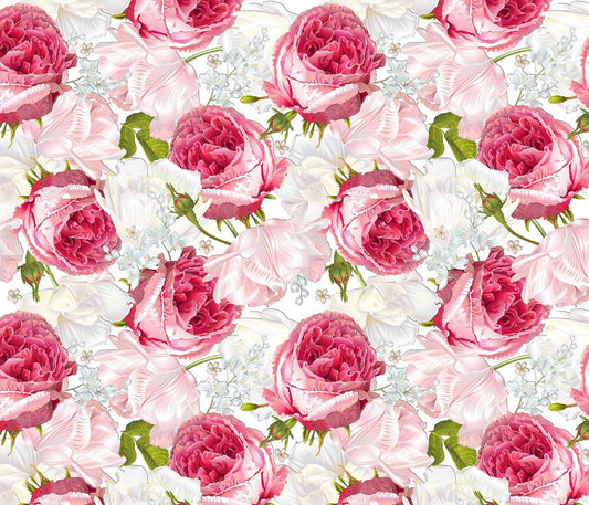Roses - Large Decoupage for Furniture - Rice Paper - Vintage Decoupage - Floral Decoupage Paper