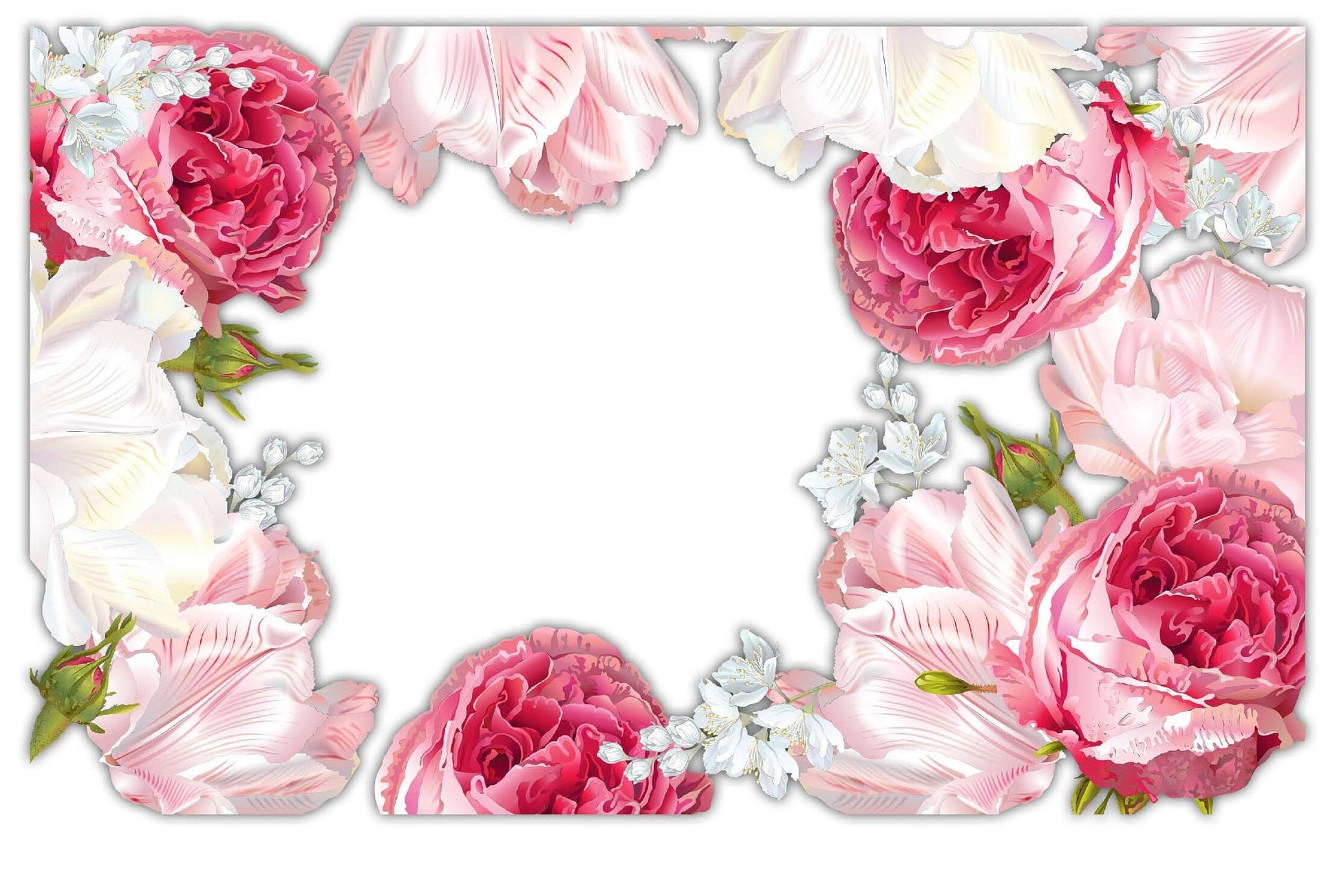 Roses - Large Decoupage for Furniture - Rice Paper - Vintage Decoupage - Floral Decoupage Paper