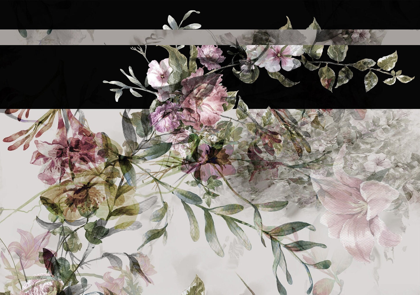 Floral Decoupage Rice Paper – Vintage White Flowers, Furniture Craft