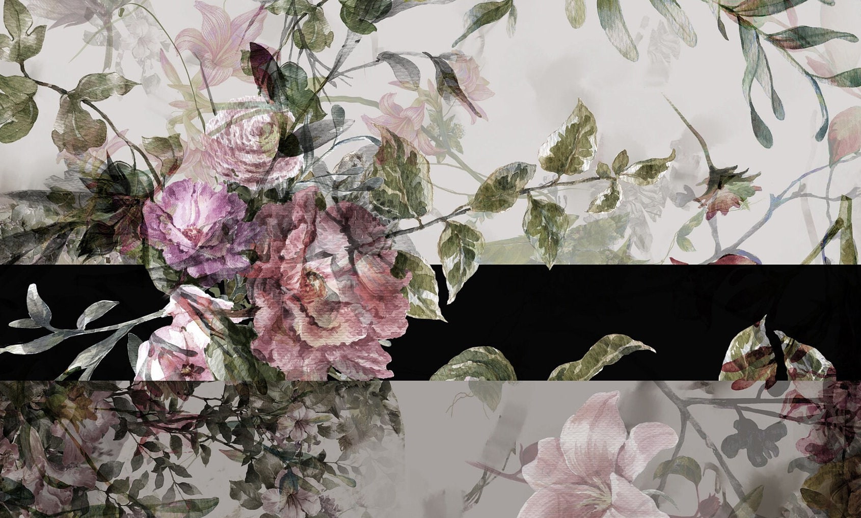 Floral Decoupage Rice Paper – Vintage White Flowers, Furniture Craft