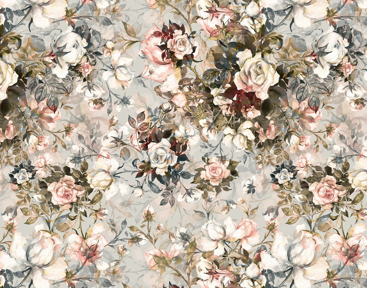 Large Decoupage for Furniture - Rice Paper - Vintage - Floral Dresser Paper - Spring Flowers