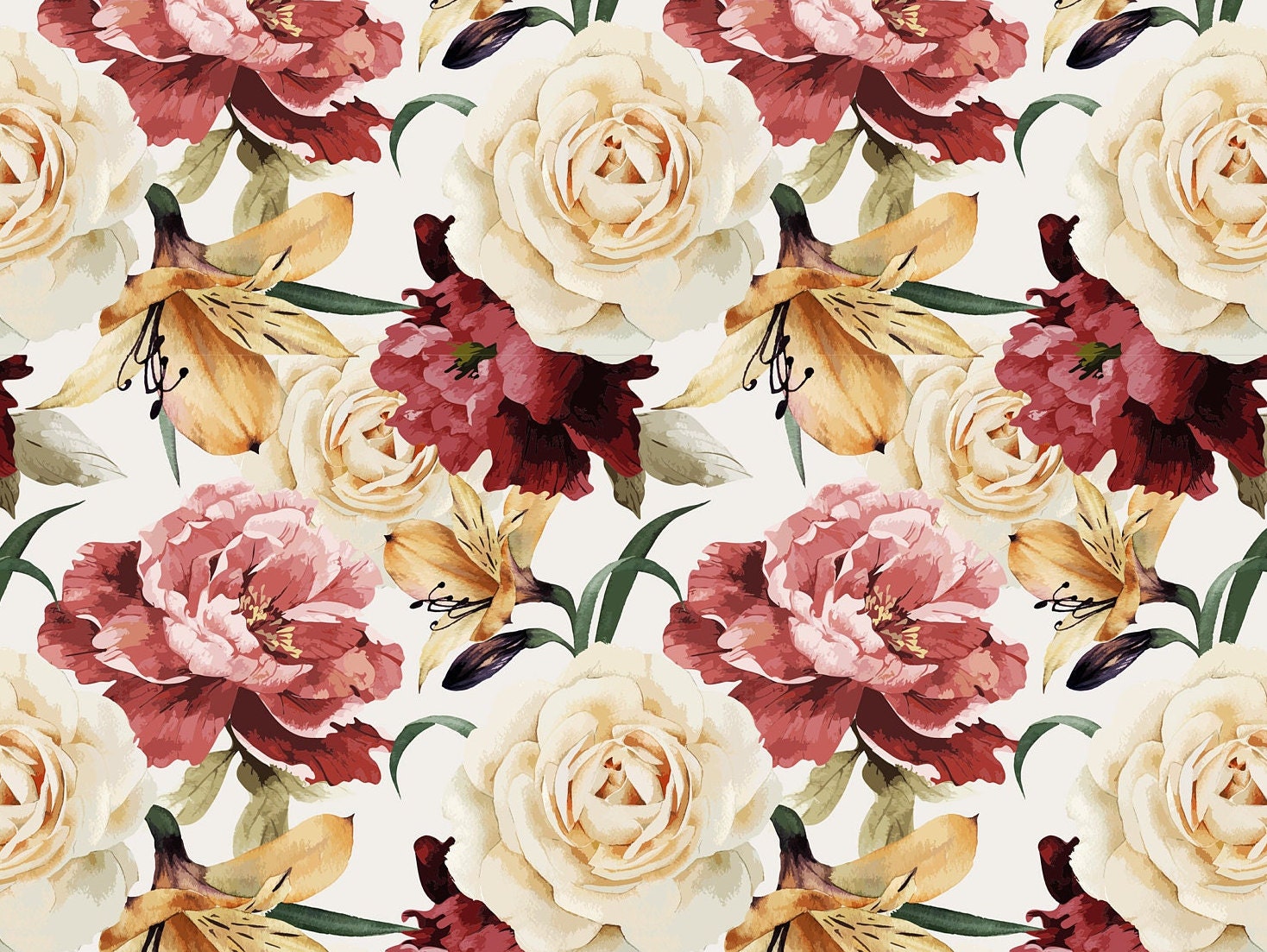 Floral Decoupage Rice Paper – Shabby Chic Roses, Furniture Craft