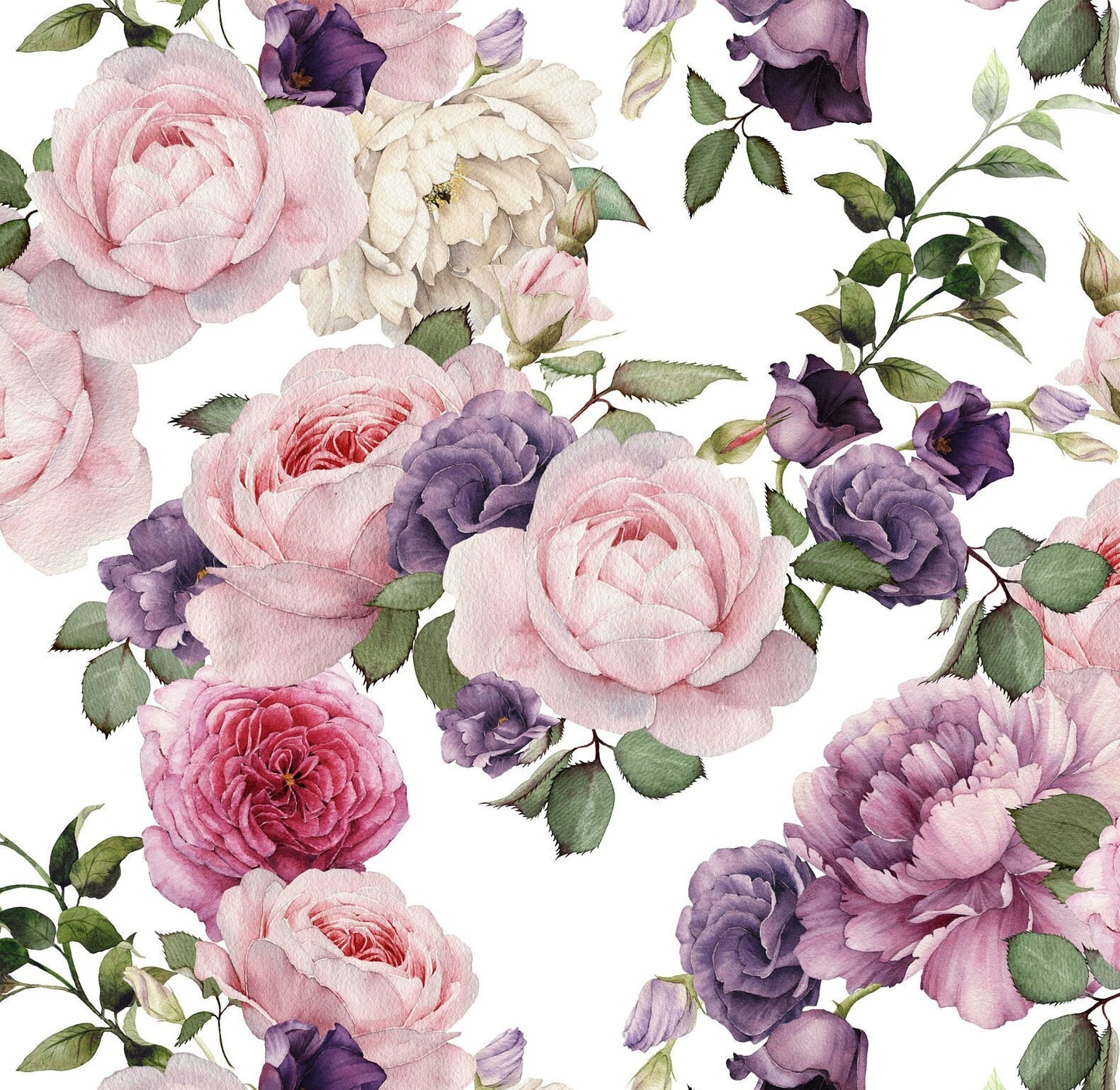 Large Decoupage for Furniture - Rice Paper - Vintage Decoupage - Floral Decoupage Paper - Shabby Chic Roses