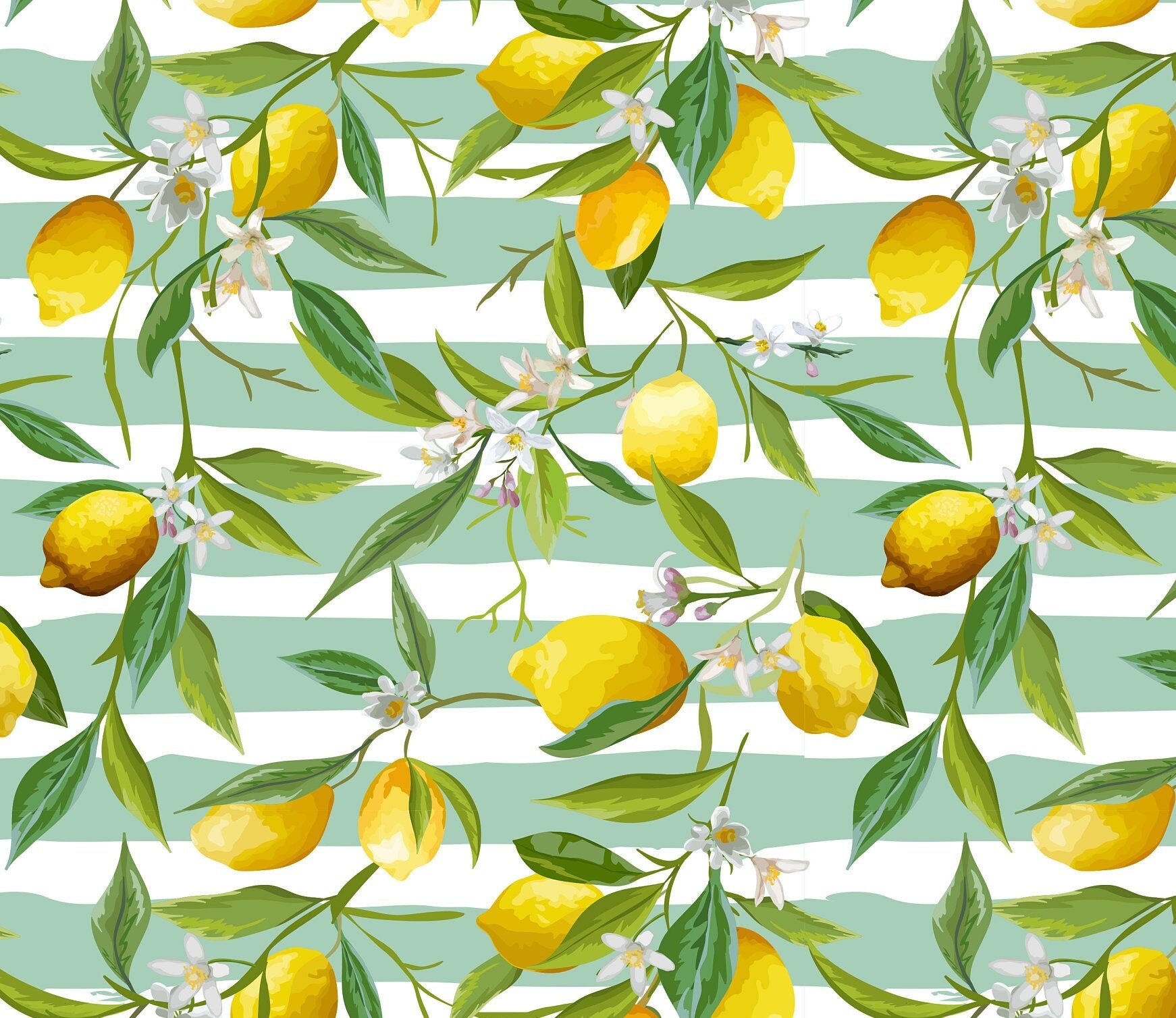 Large Decoupage for Furniture - Rice Paper - Vintage Decoupage - Floral Decoupage Paper - Lemon