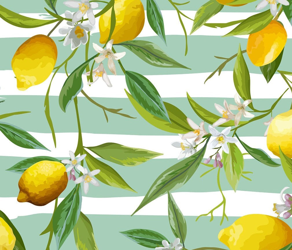 Large Decoupage for Furniture - Rice Paper - Vintage Decoupage - Floral Decoupage Paper - Lemon