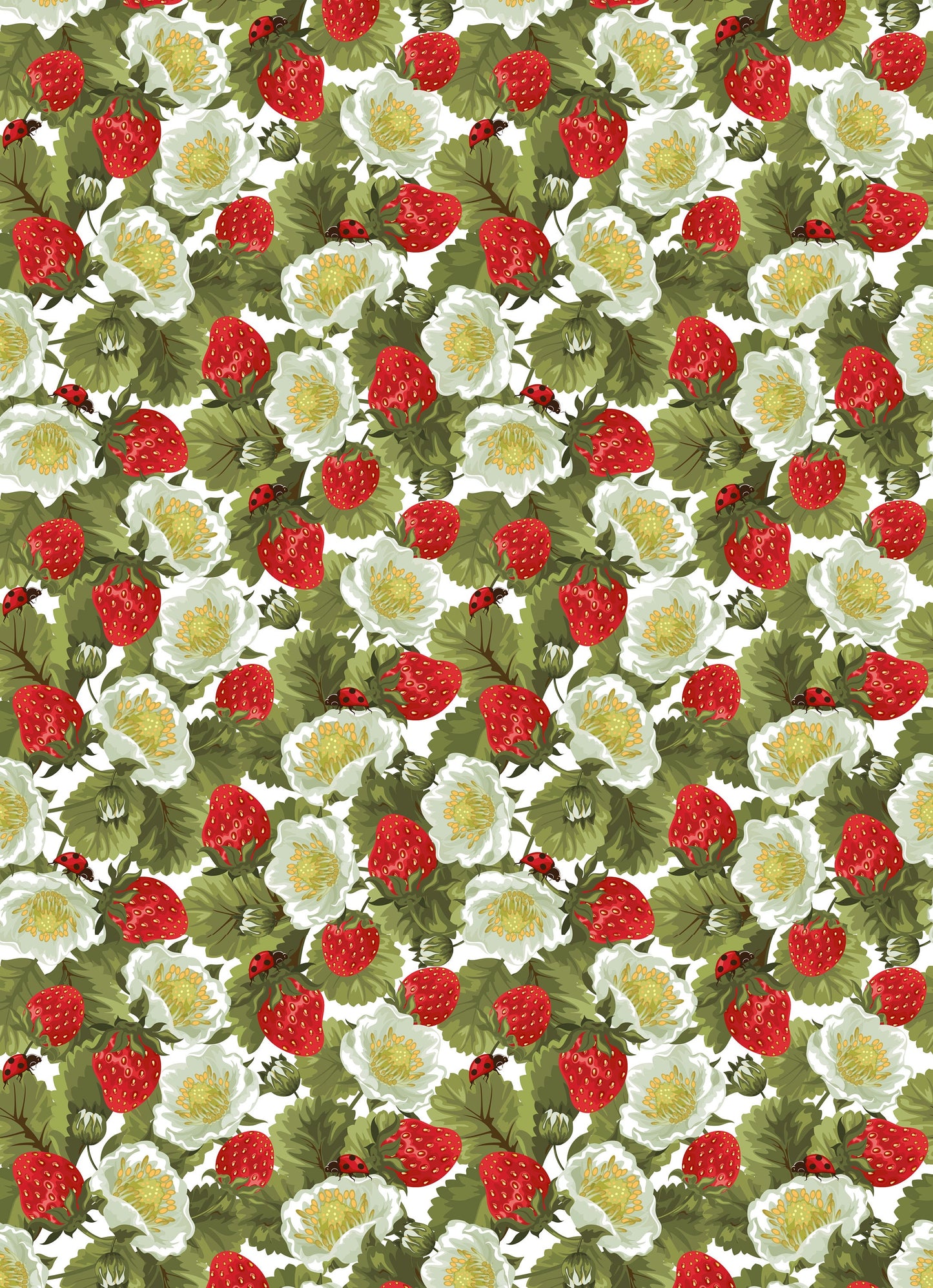 Large Decoupage for Furniture - Rice Paper - Vintage Decoupage - Floral Decoupage Paper - Summer Fruit Strawberry