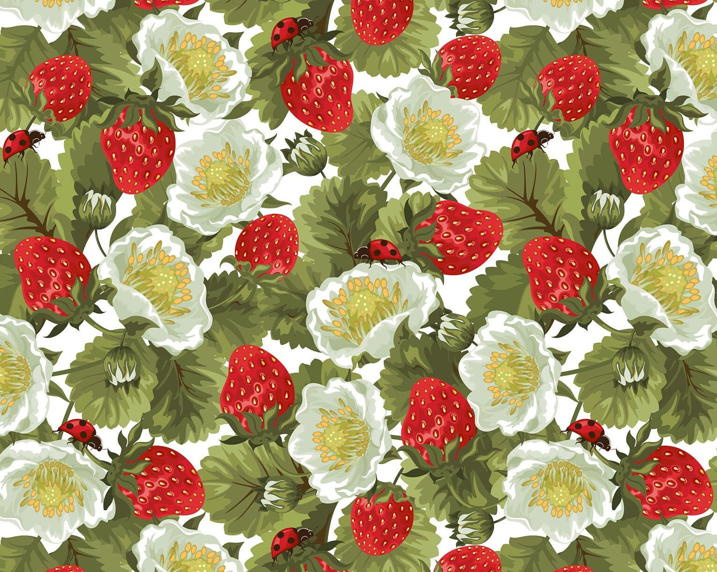 Large Decoupage for Furniture - Rice Paper - Vintage Decoupage - Floral Decoupage Paper - Summer Fruit Strawberry