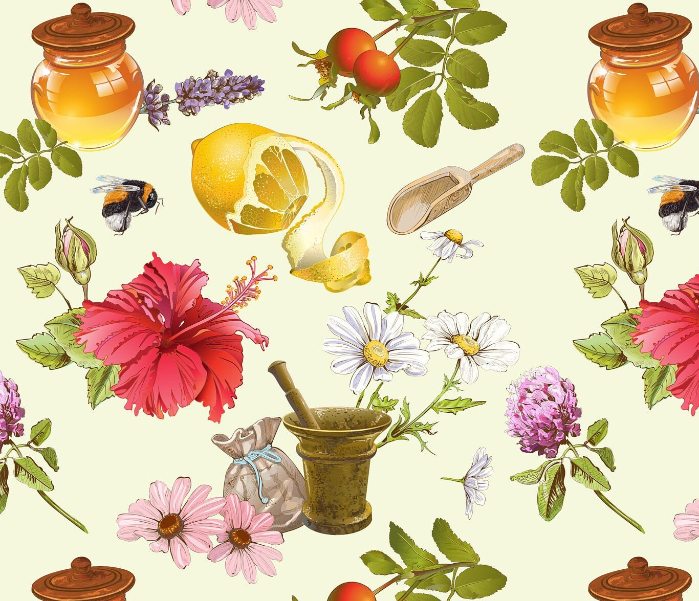 Large Decoupage for Furniture - Rice Paper - Vintage Decoupage - Floral Decoupage Paper - Summer Fruit Herbal