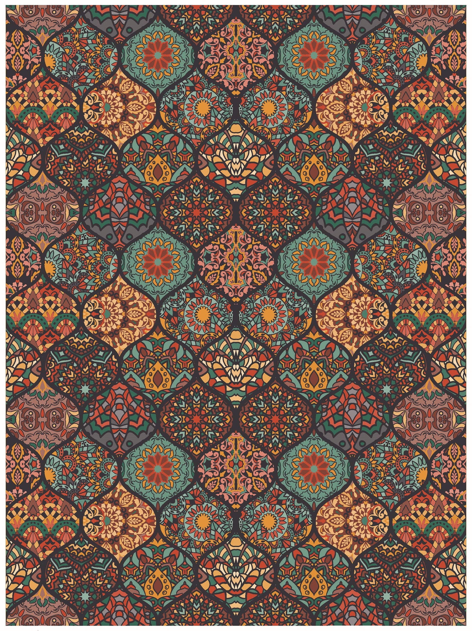 authentic tile decoupage paper