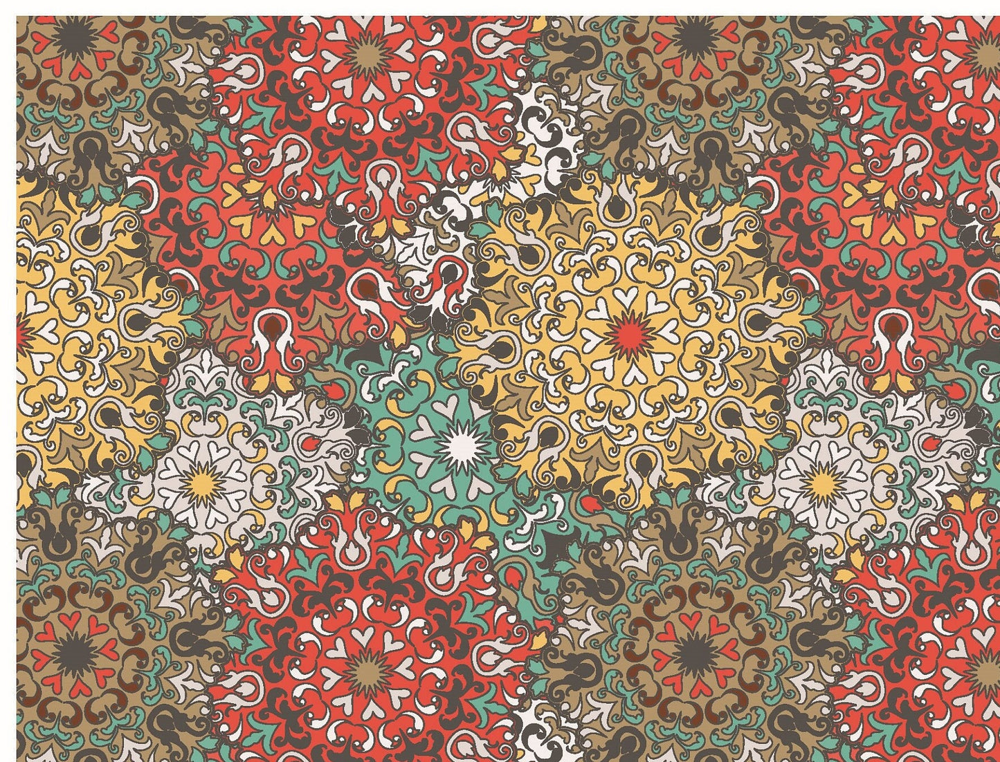 Large Decoupage for Furniture - Rice Paper - Vintage Decoupage - Floral Decoupage Paper - Authentic Pattern Tile