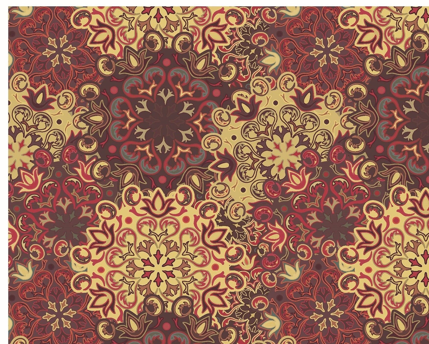 Large Decoupage for Furniture - Rice Paper - Vintage Decoupage - Floral Decoupage Paper - Authentic Pattern Tile
