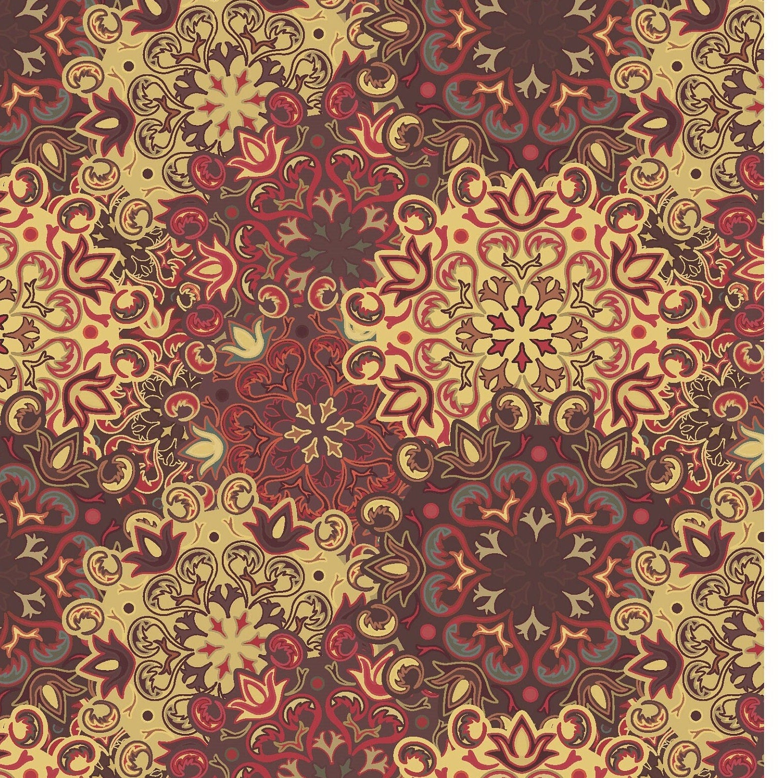 Large Decoupage for Furniture - Rice Paper - Vintage Decoupage - Floral Decoupage Paper - Authentic Pattern Tile