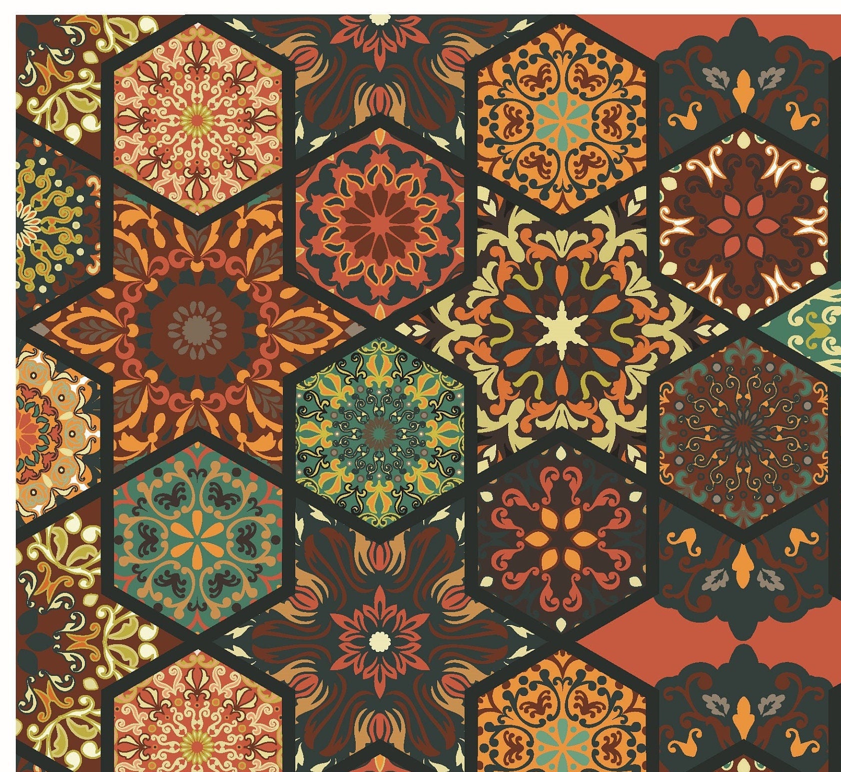 Large Decoupage for Furniture - Rice Paper - Vintage Decoupage - Floral Decoupage Paper - Authentic Pattern Tile