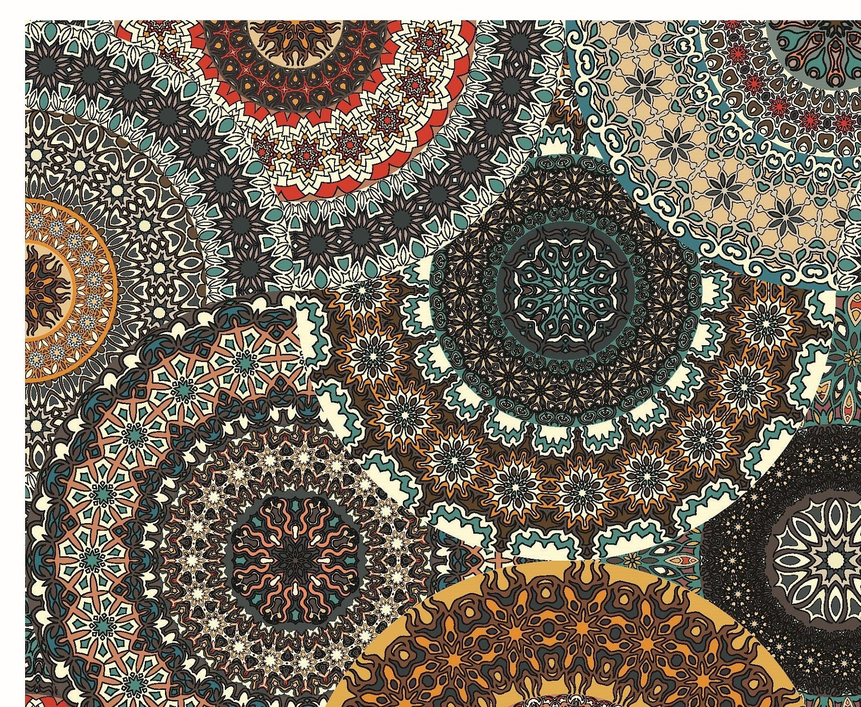 Floral Rice Paper Decoupage – Vintage Pattern Tile for Furniture