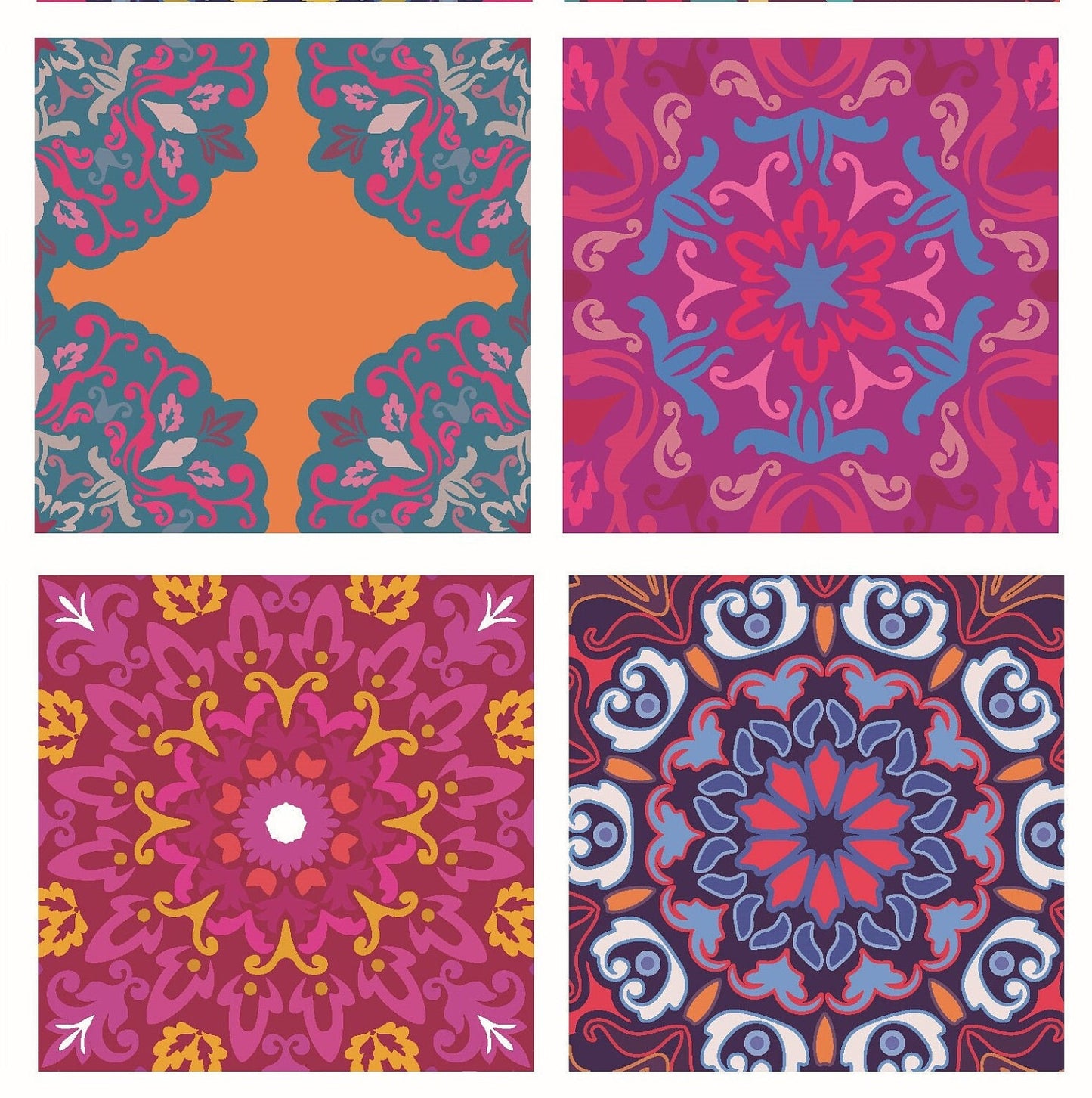 Large Decoupage for Furniture - Rice Paper - Vintage Decoupage - Floral Decoupage Paper - Authentic Mandala Pattern - Moroccon