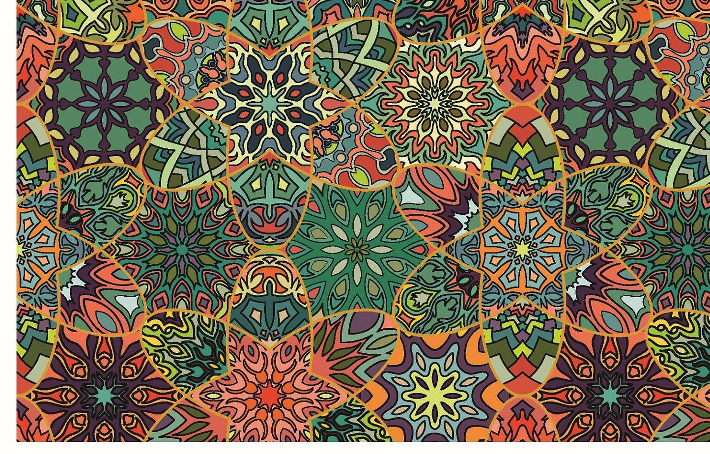 Large Decoupage for Furniture - Rice Paper - Vintage Decoupage - Floral Decoupage Paper - Authentic Mandala Pattern