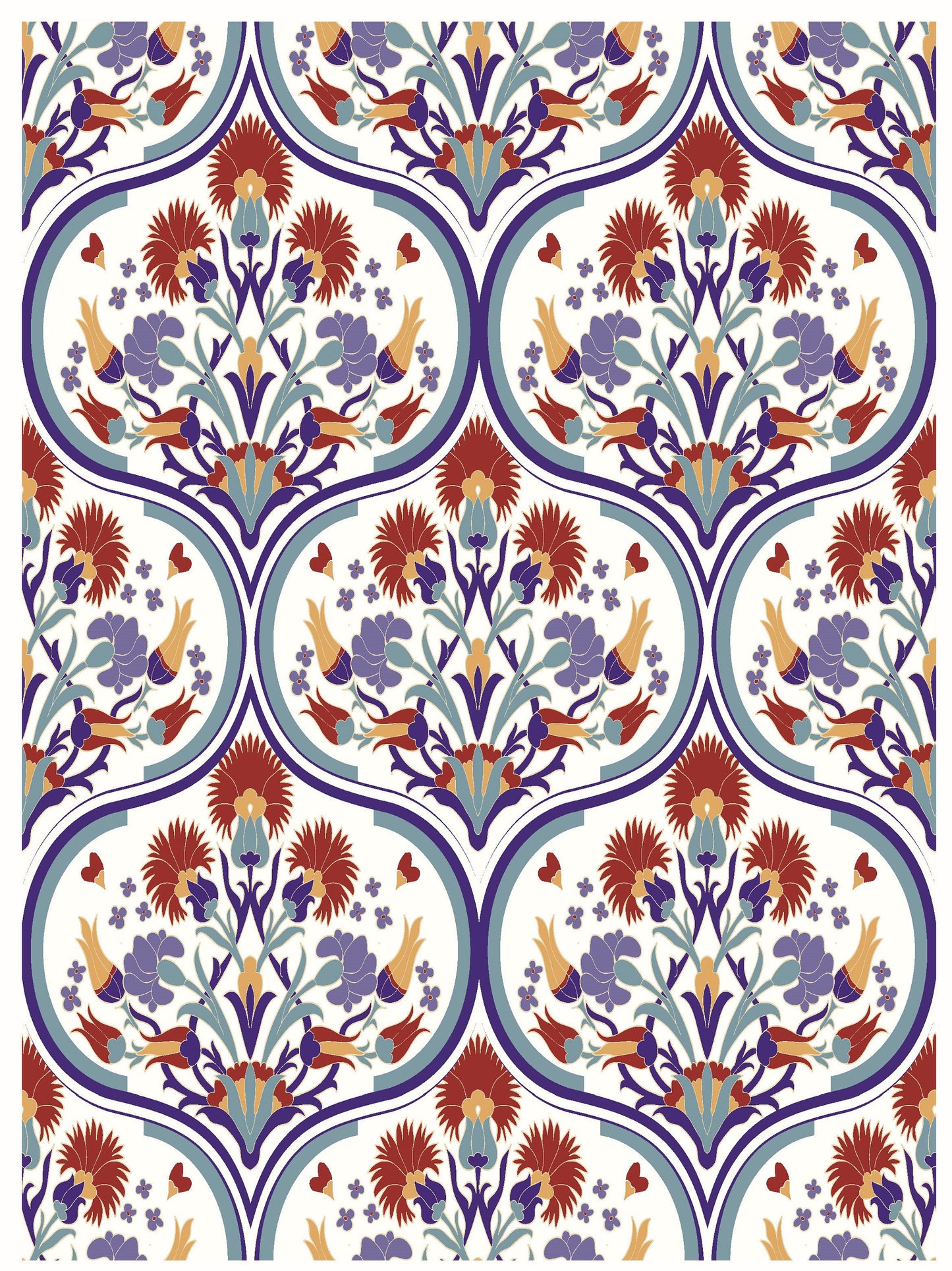Authentic Clove Pattern - Large Decoupage for Furniture - Rice Paper - Vintage Decoupage - Floral Decoupage Paper - Tile