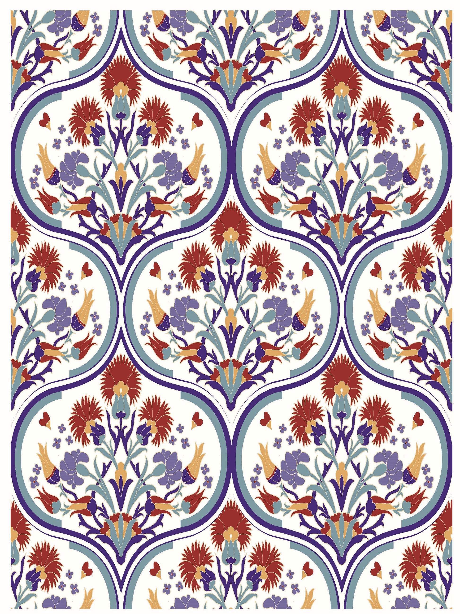 Authentic Clove Pattern - Large Decoupage for Furniture - Rice Paper - Vintage Decoupage - Floral Decoupage Paper - Tile