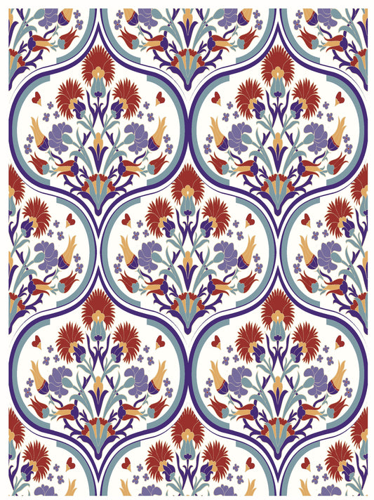 Authentic Clove Pattern - Large Decoupage for Furniture - Rice Paper - Vintage Decoupage - Floral Decoupage Paper - Tile