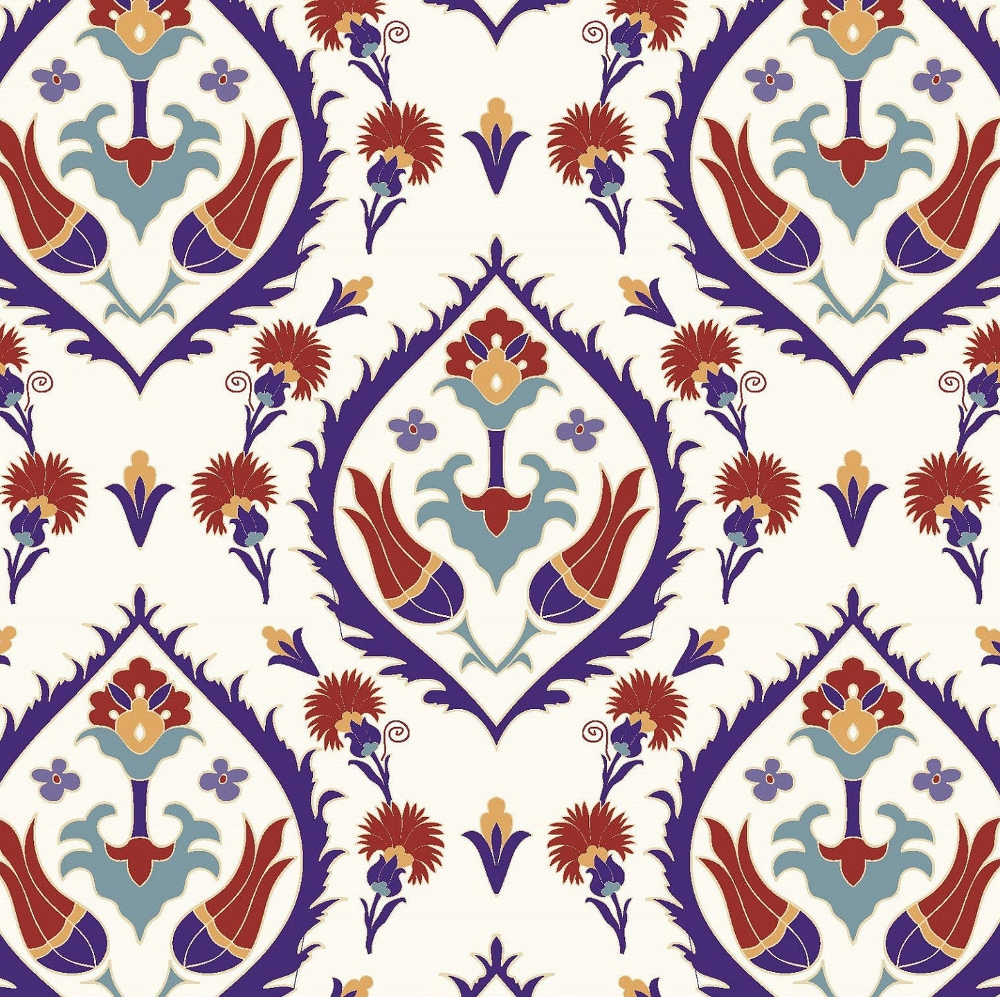 Authentic Tulip Pattern - Large Decoupage for Furniture - Rice Paper - Vintage Decoupage - Floral Decoupage Paper - Tile