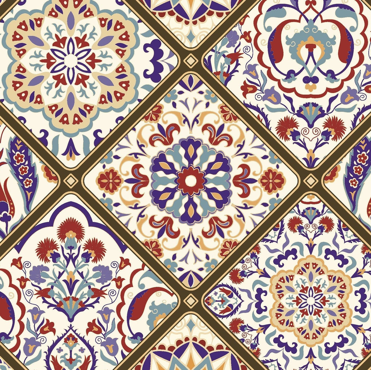 Authentic Tulip Pattern - Large Decoupage for Furniture - Rice Paper - Vintage Decoupage - Floral Decoupage Paper - Tile