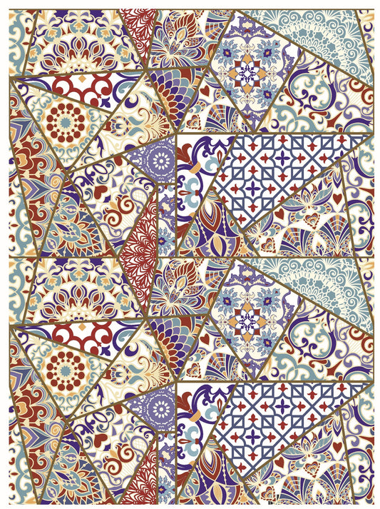 Authentic Pattern - Large Decoupage for Furniture - Rice Paper - Vintage Decoupage - Floral Decoupage Paper - Tile